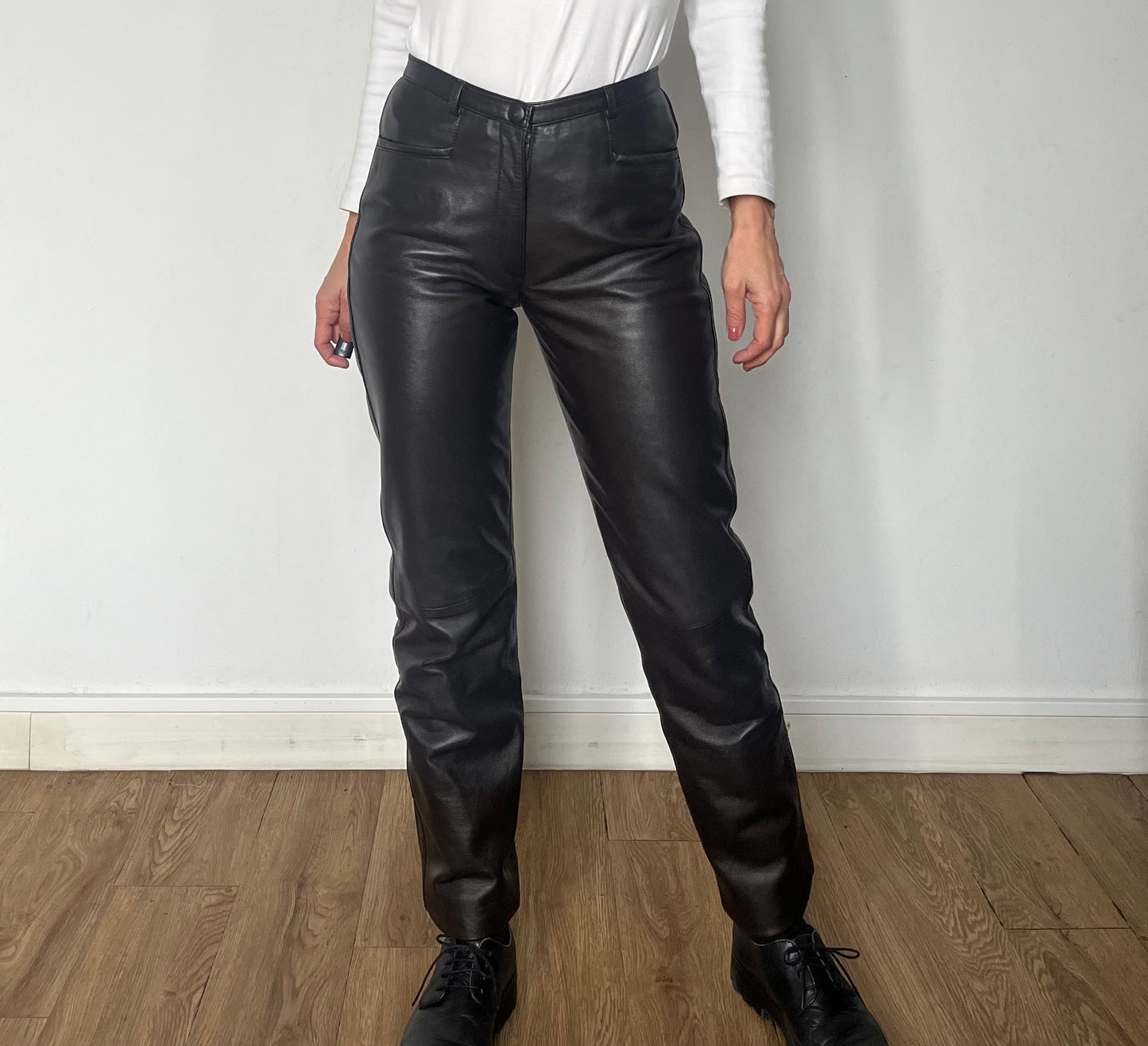 Dark Brown Leather trousers