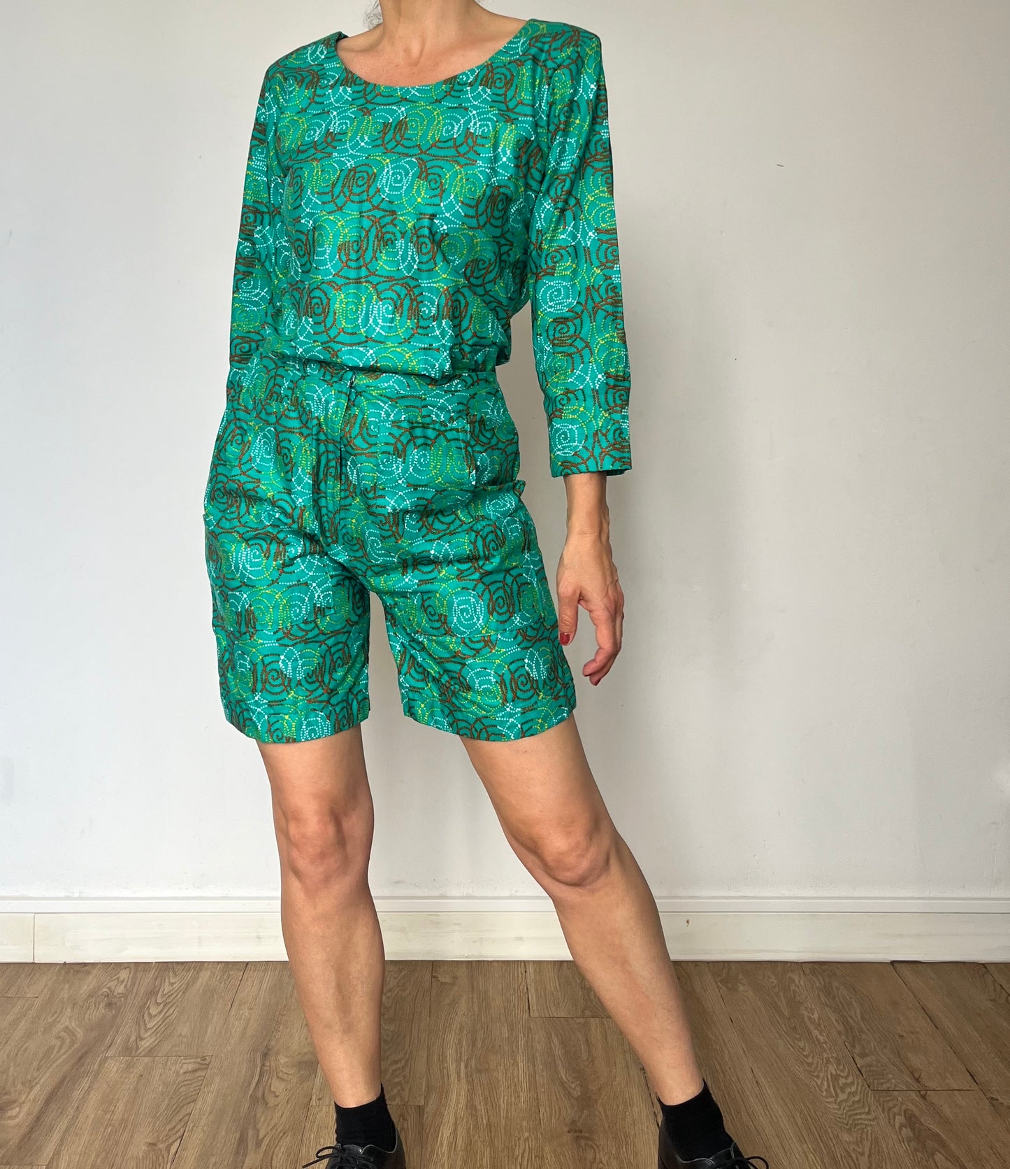 Vintage Two Pieces Green Set