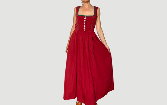 Traditional Austrian Dress with pockets