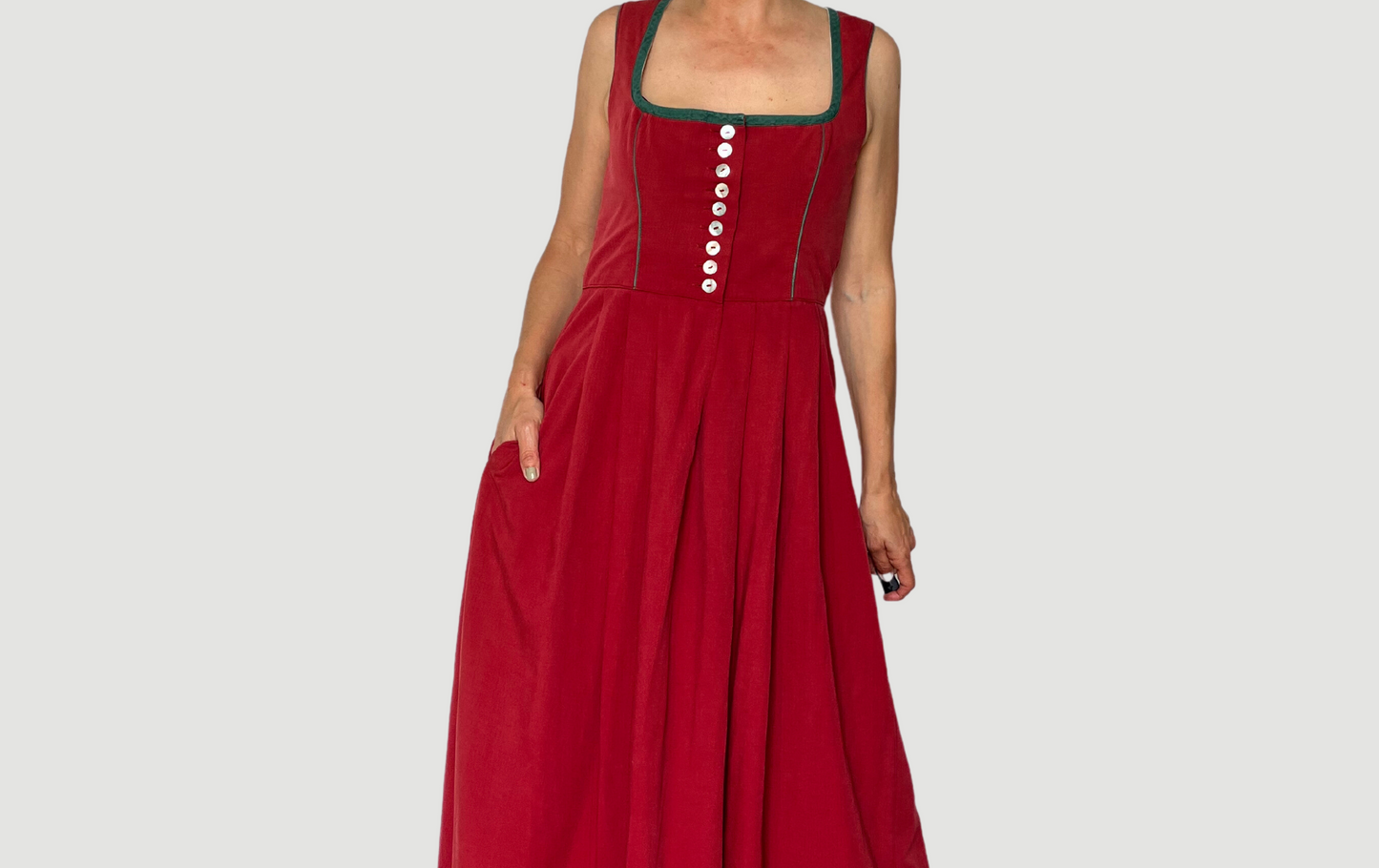 Traditional Austrian Dress with pockets
