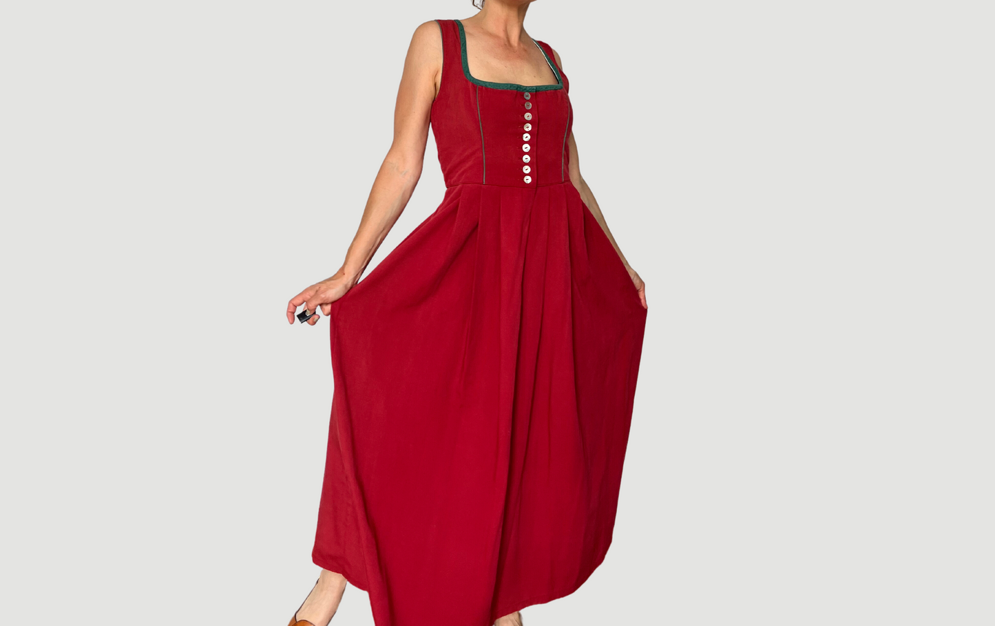 Traditional Austrian Dress with pockets