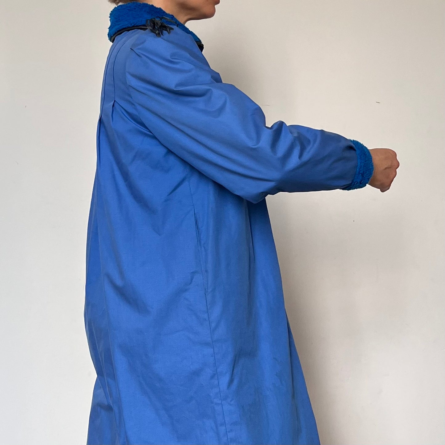 Vintage blue Trench Coat