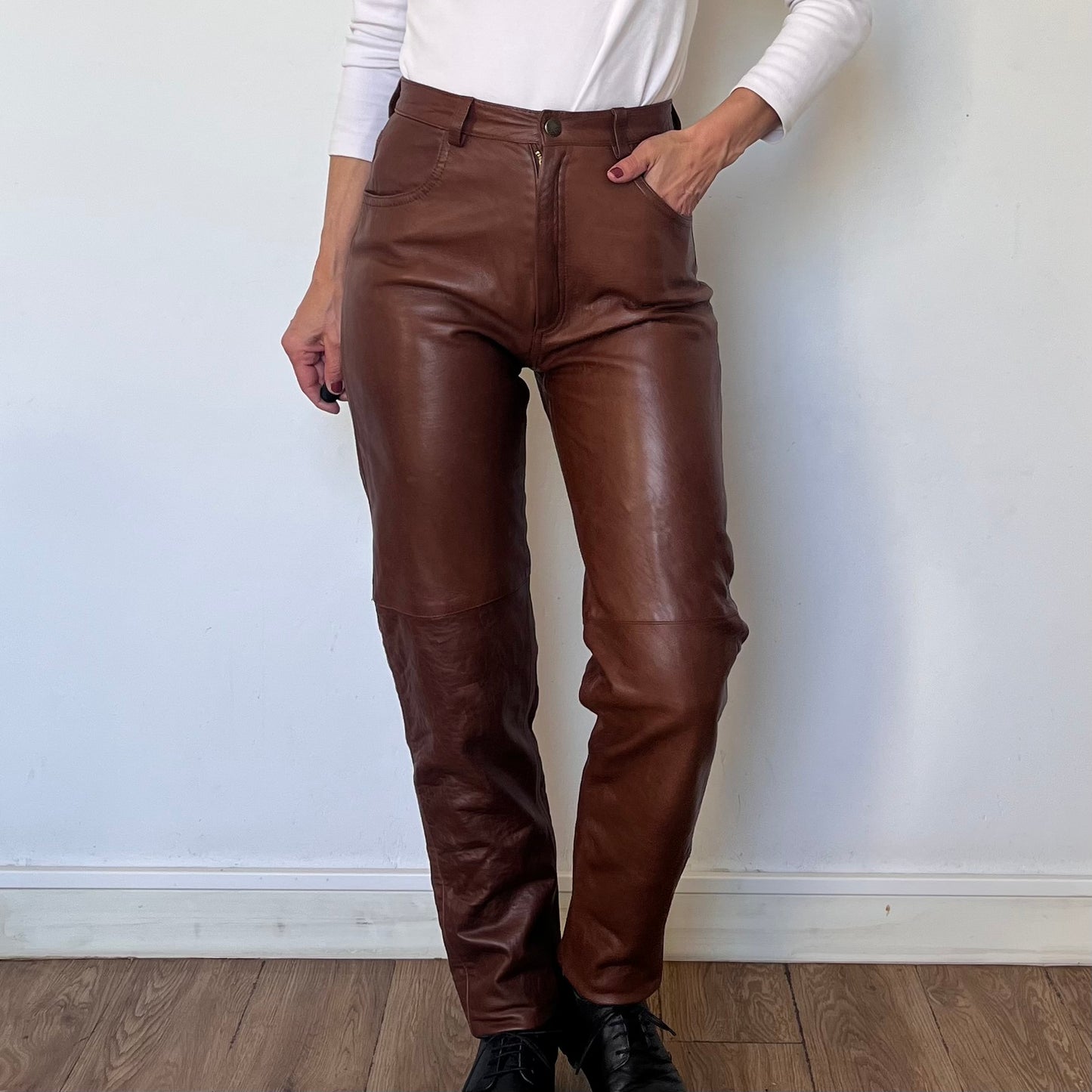 Brown Leather trousers