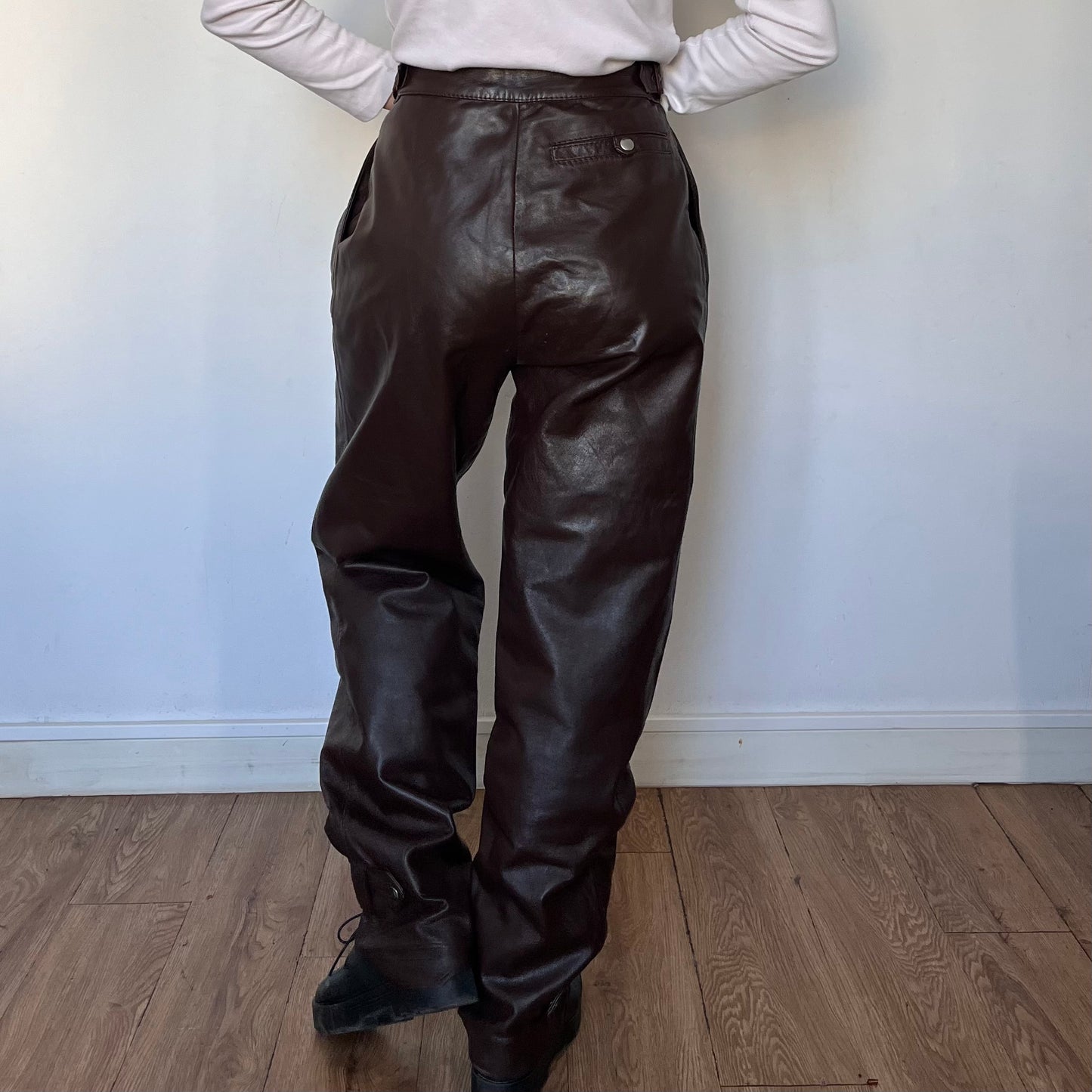 Brown Leather trousers
