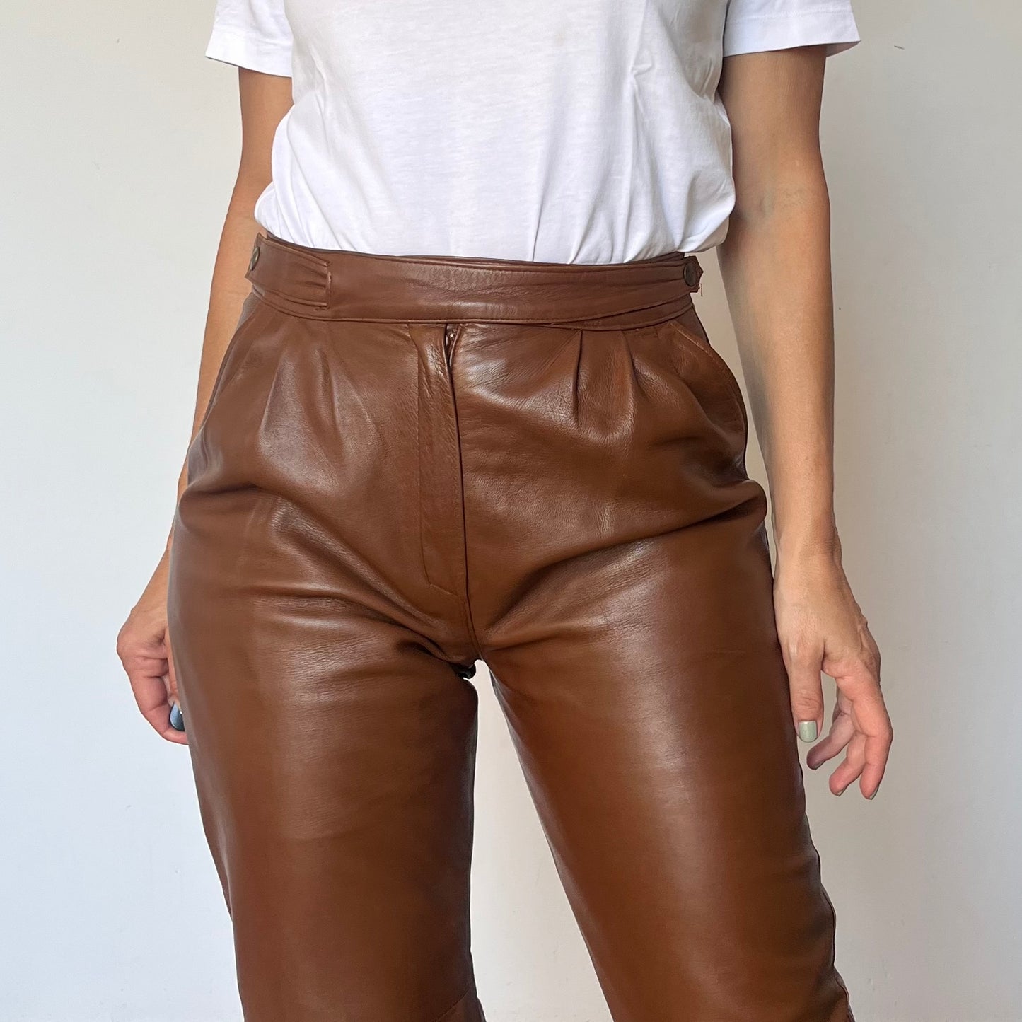 Brown Leather trousers