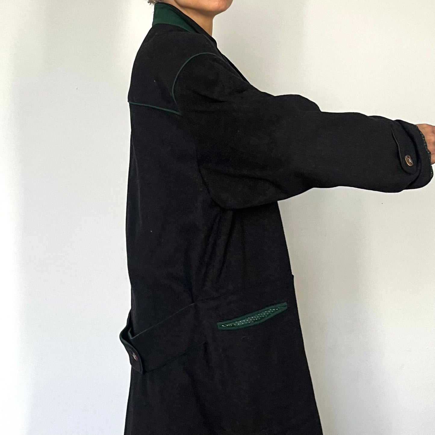 Vintage Austrian Wool Long Coat