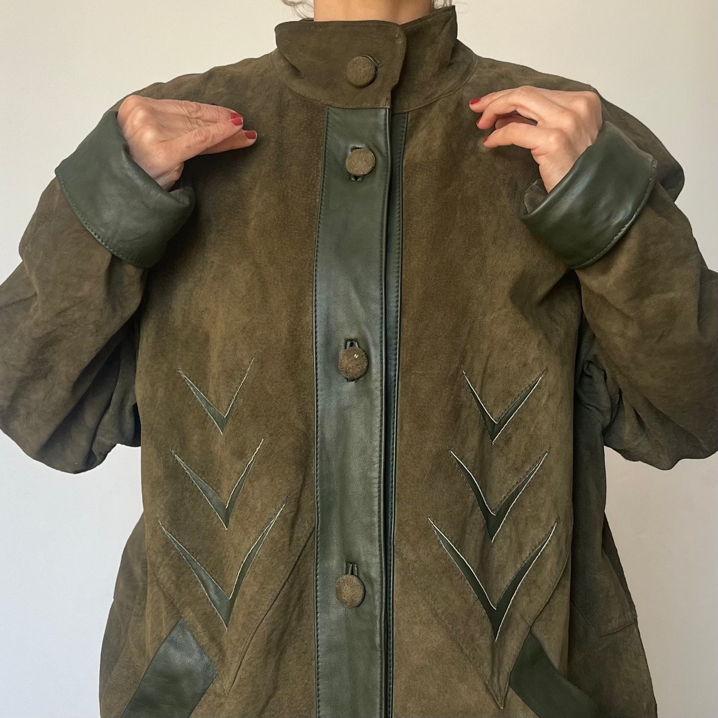 Vintage oversized Leather Jacket