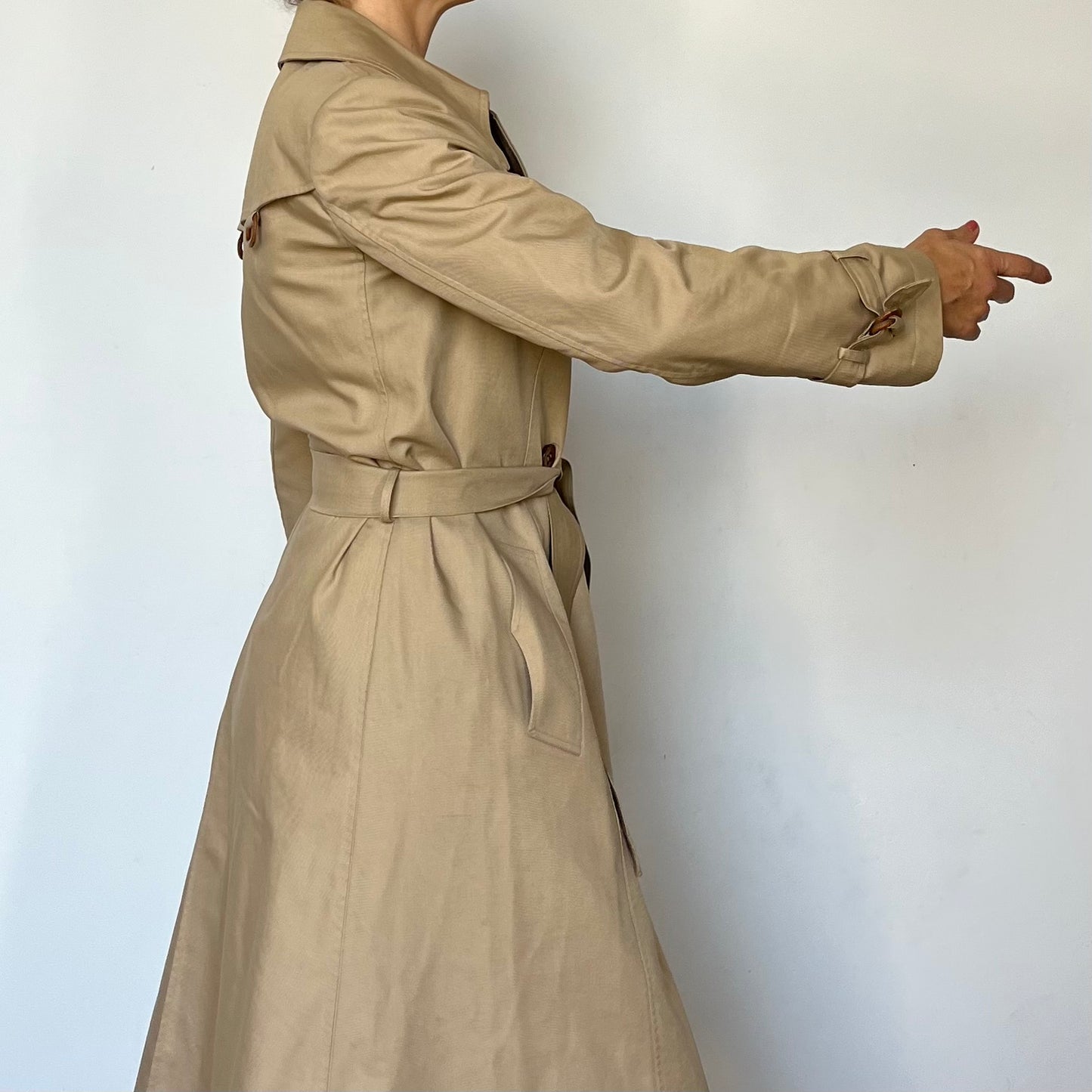 Vintage Beige Trench Coat