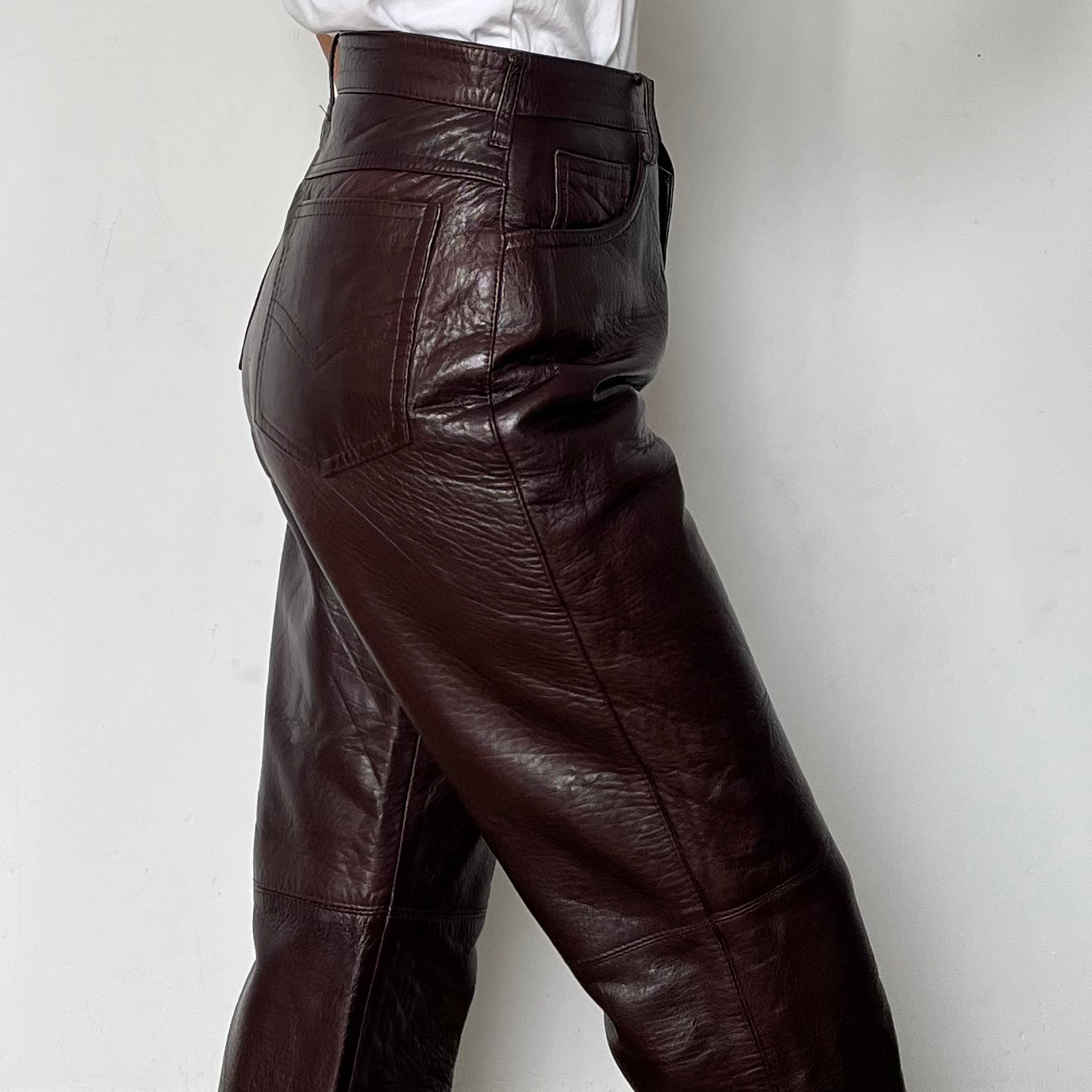Brown Leather trousers
