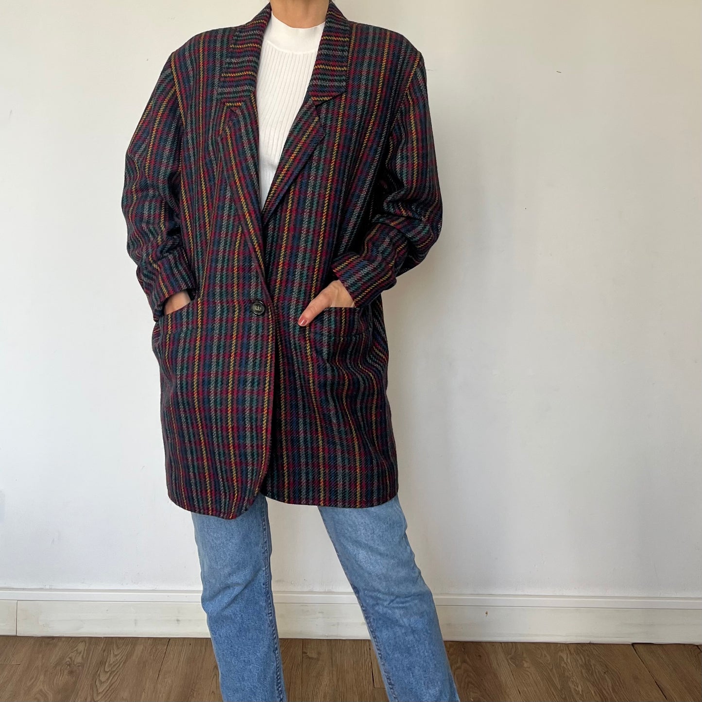 Vintage Oversized Wool Blazer