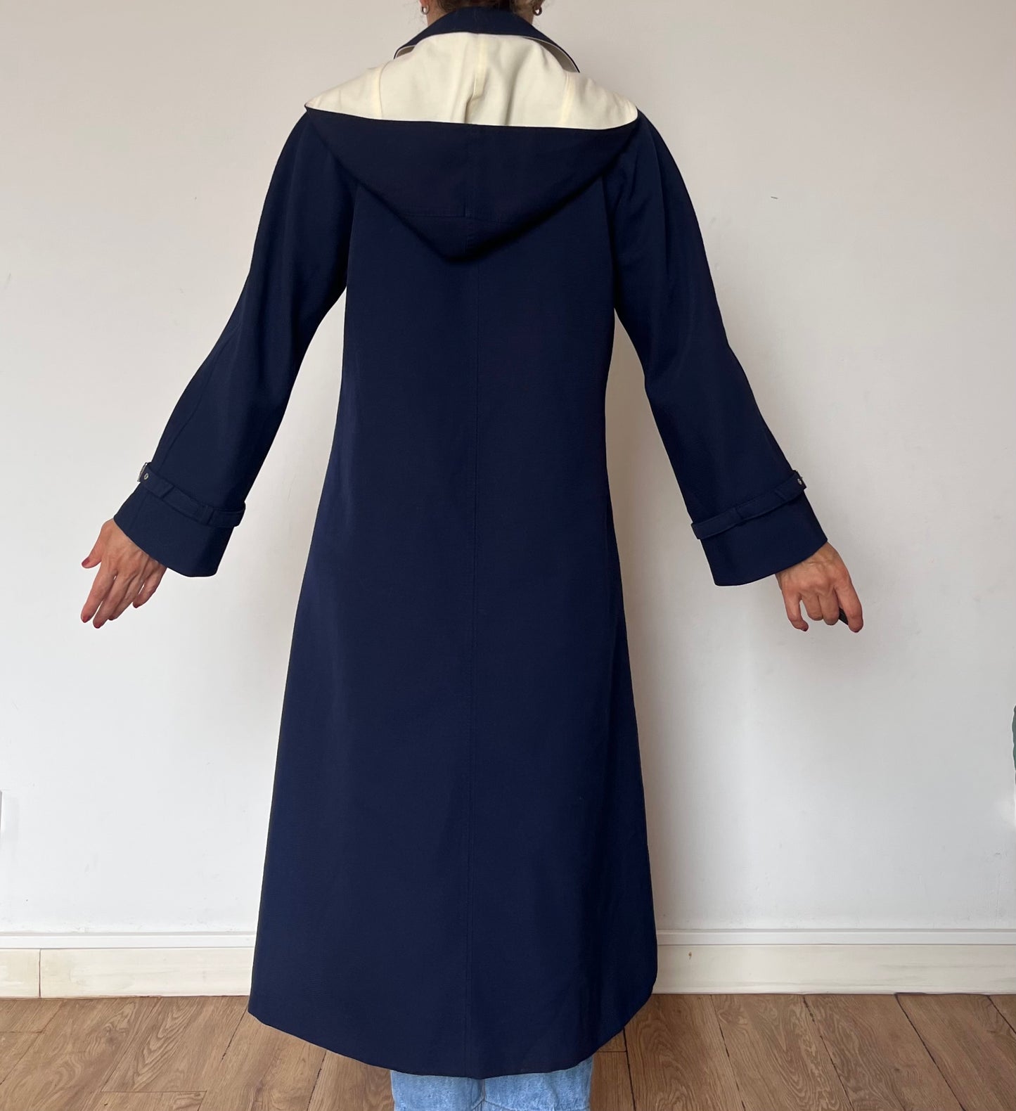 Vintage blue Trench Coat