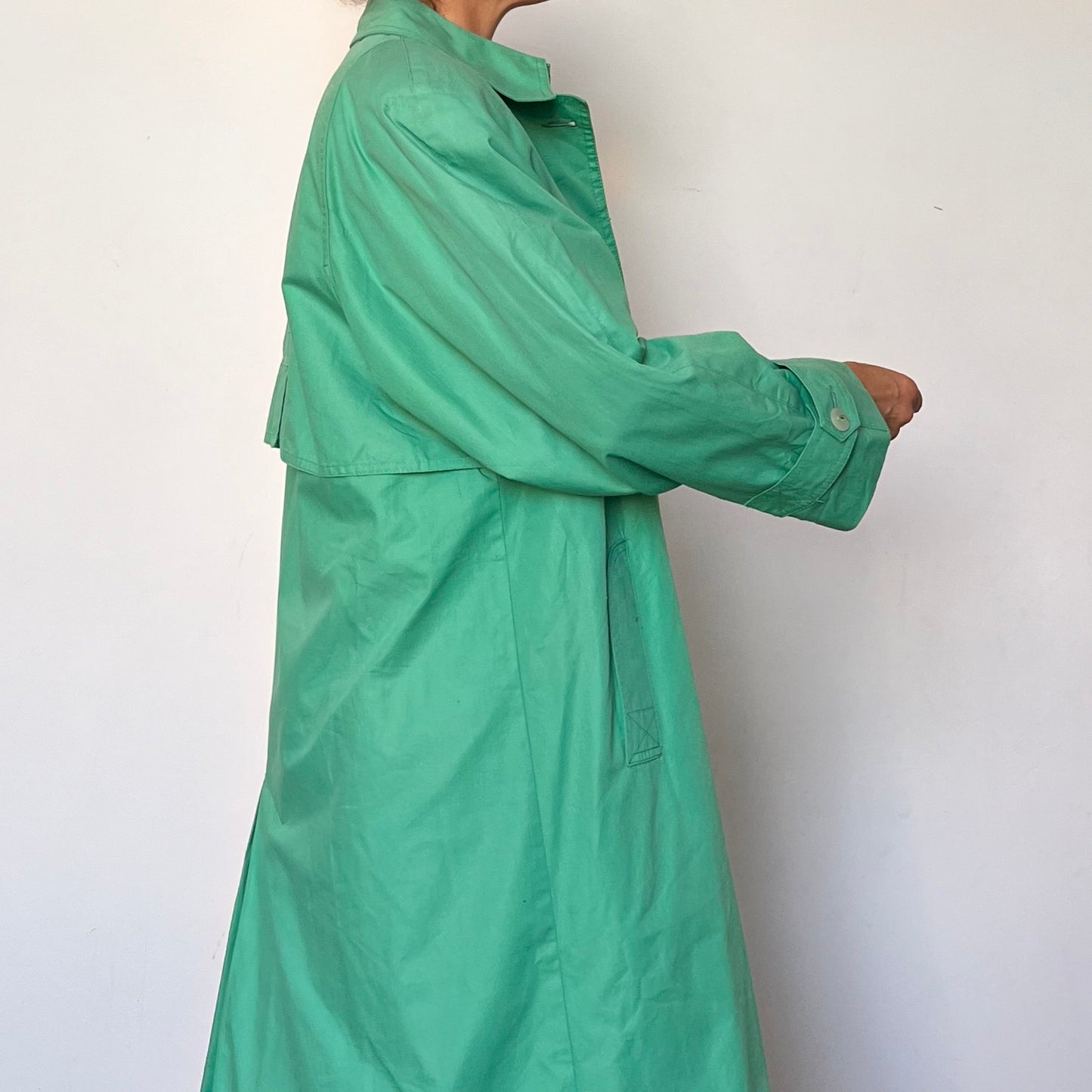 Vintage Green Trench Coat by London Fog