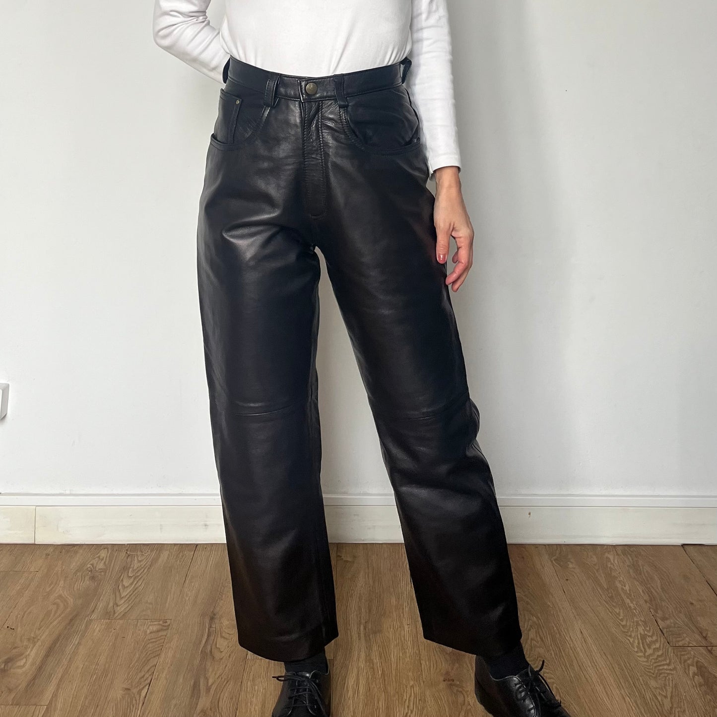 Dark Brown Leather trousers
