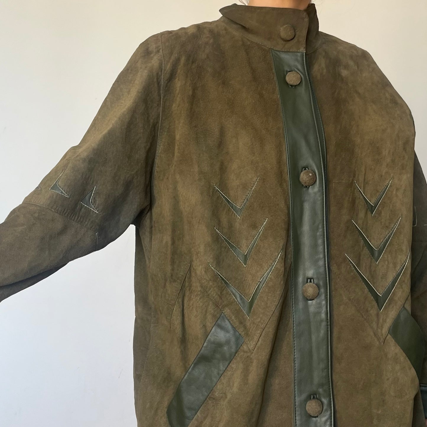 Vintage oversized Leather Jacket