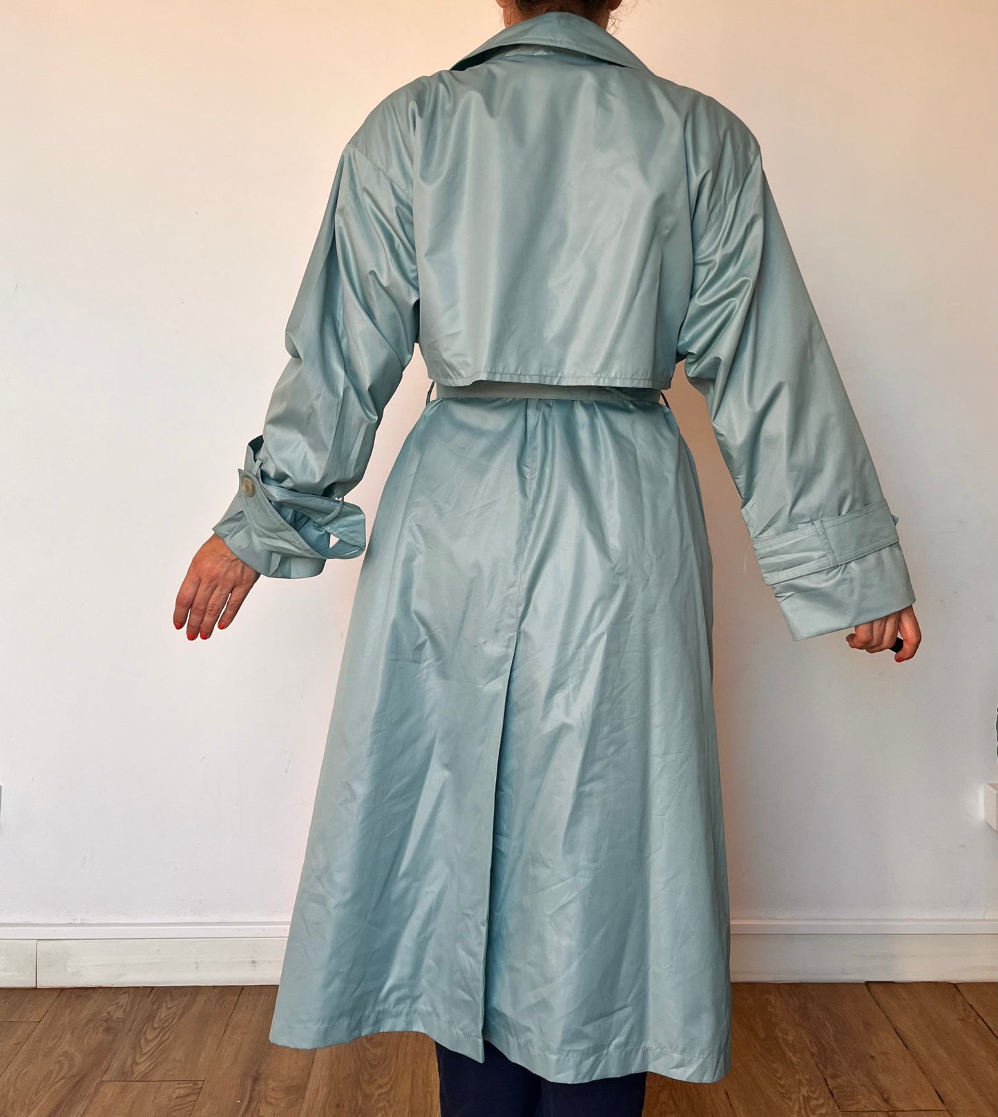 Vintage Turquoise Trench Coat by London Fog