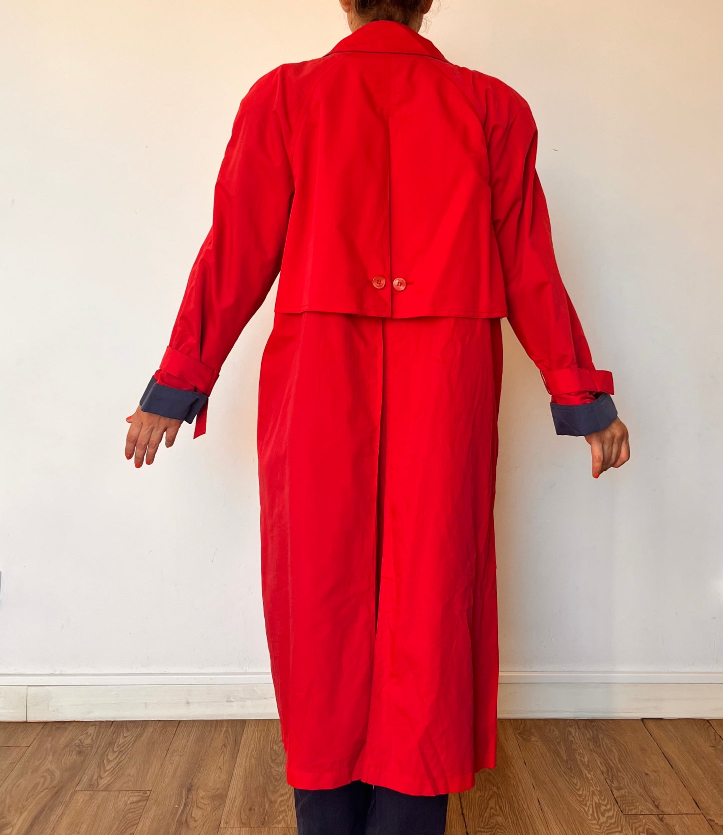 Vintage Red Trench Coat by London Fog