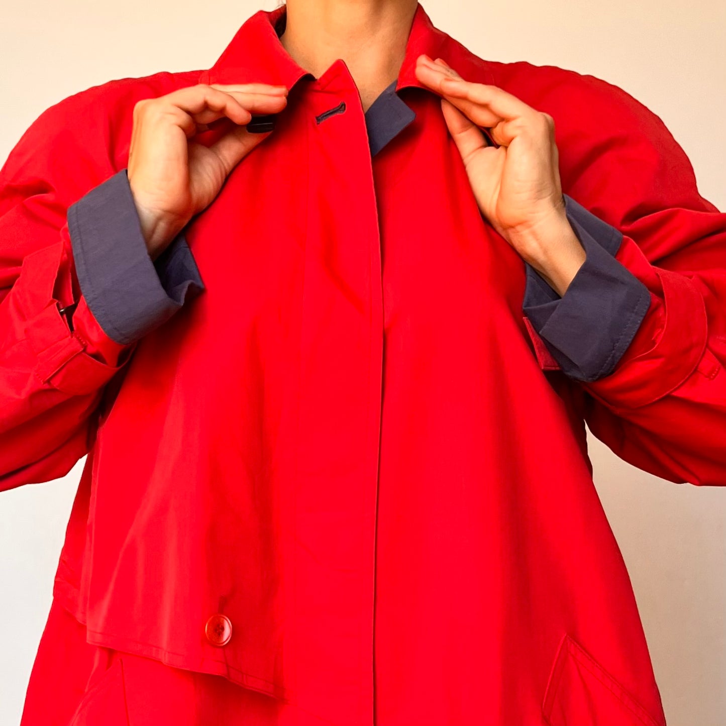 Vintage Red Trench Coat by London Fog