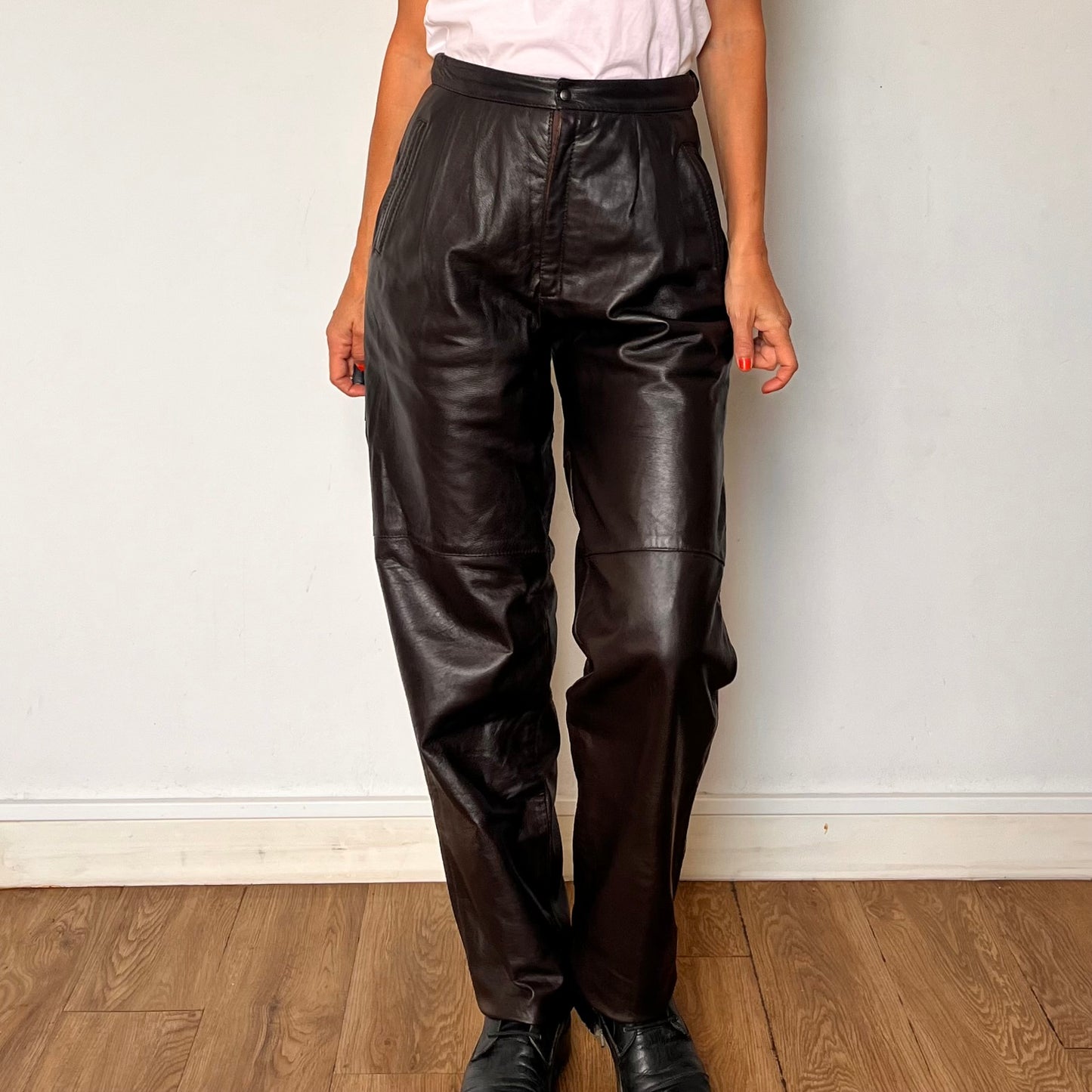 Brown Leather trousers
