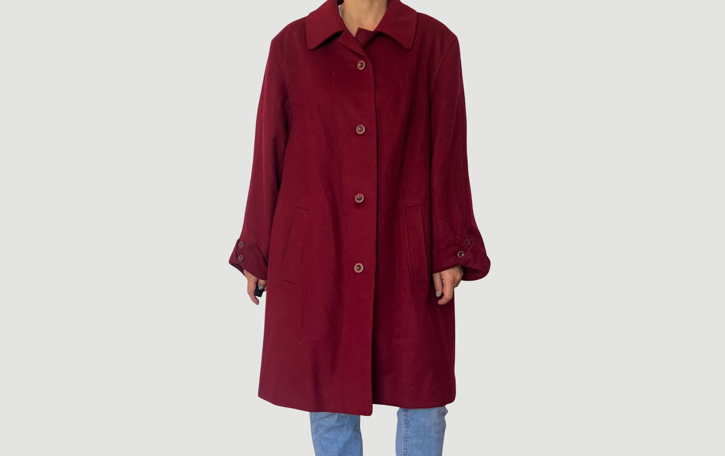 Vintage Wool Toscana Loden Coat