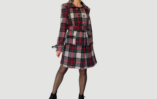 Vintage Plaid Coat by Lee Cooper