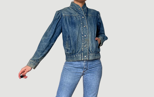 Vintage Woman light blue Denim jacket