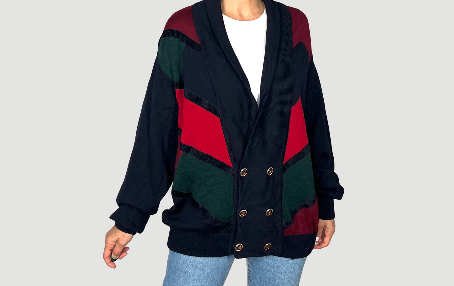 Vintage Wool Cardigan by Peter Allis