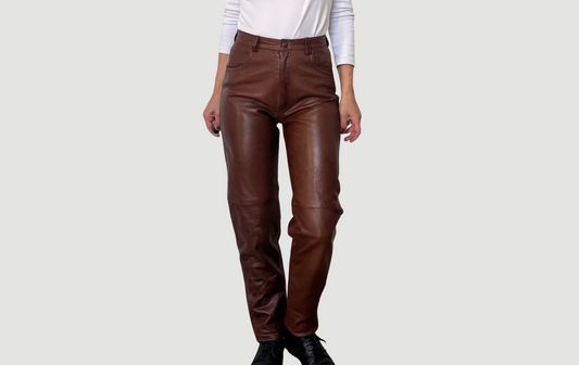 Brown Leather trousers