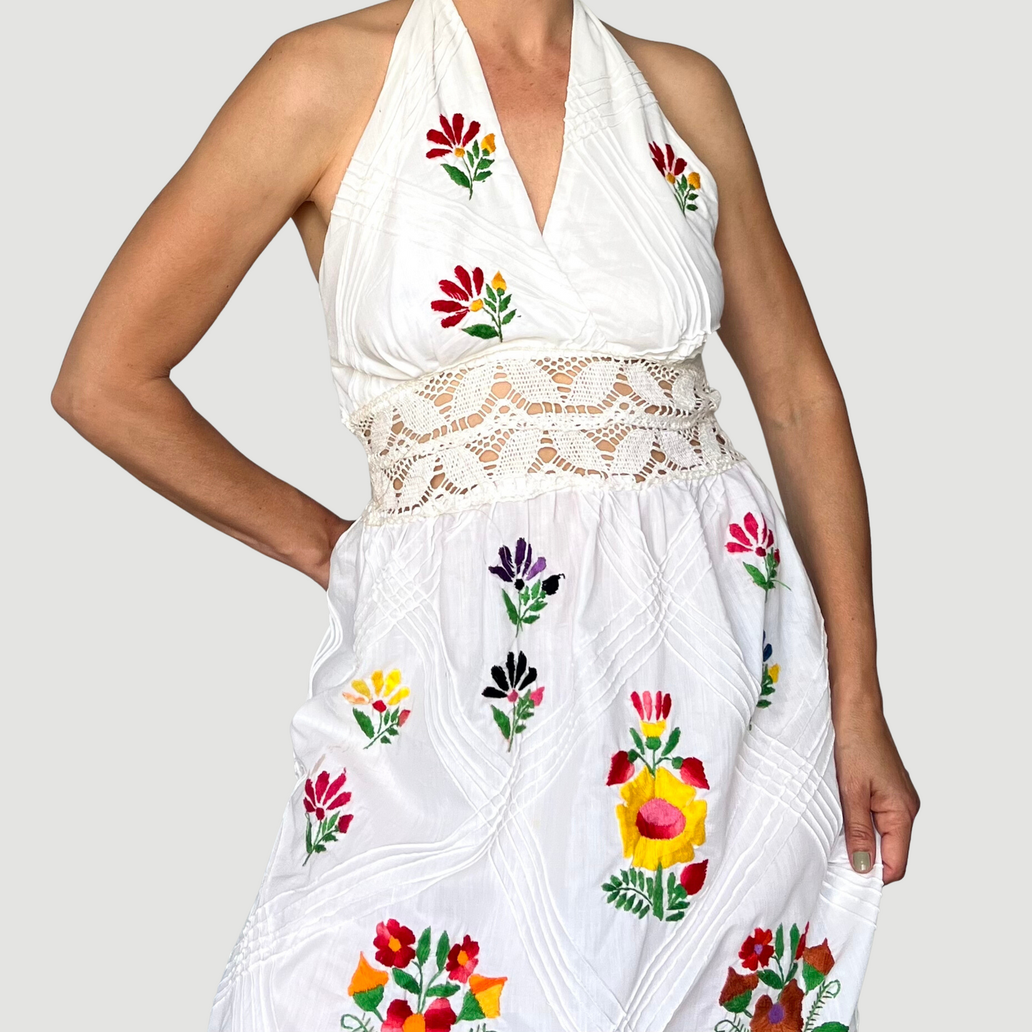 Mexican Embroidered Dress