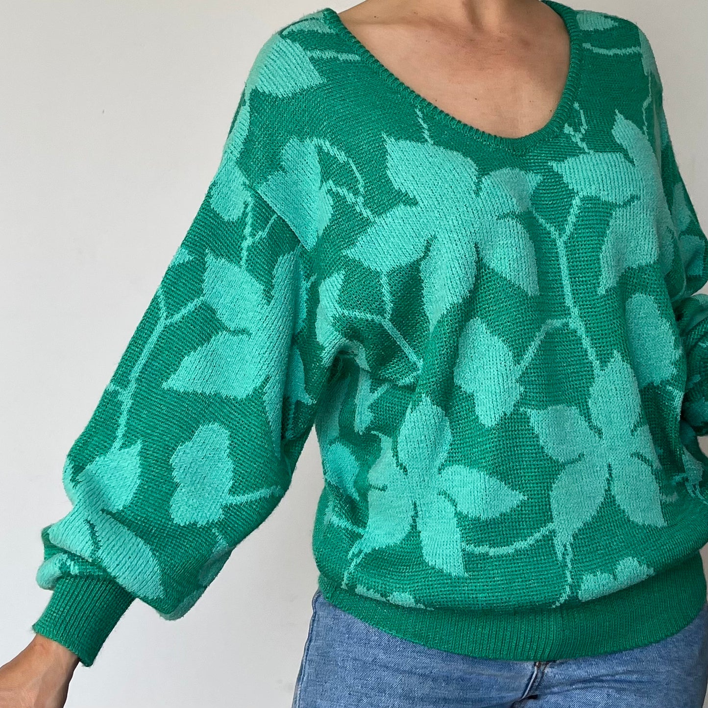 Vintage Floral Sweater