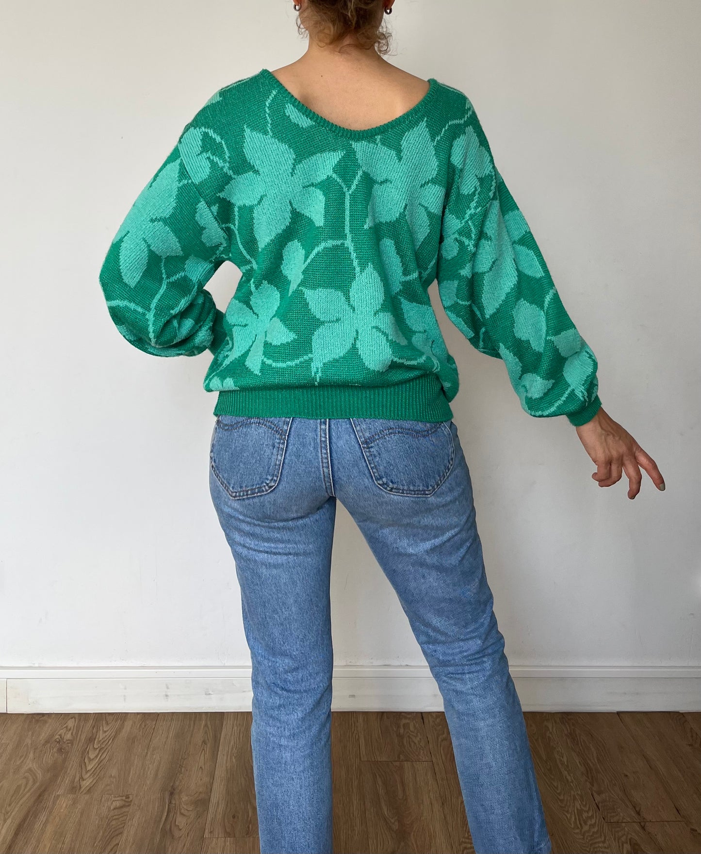 Vintage Floral Sweater