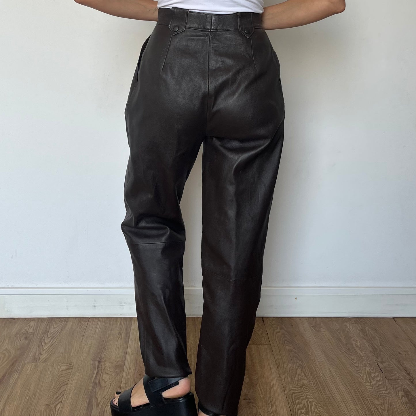 Brown Leather trousers