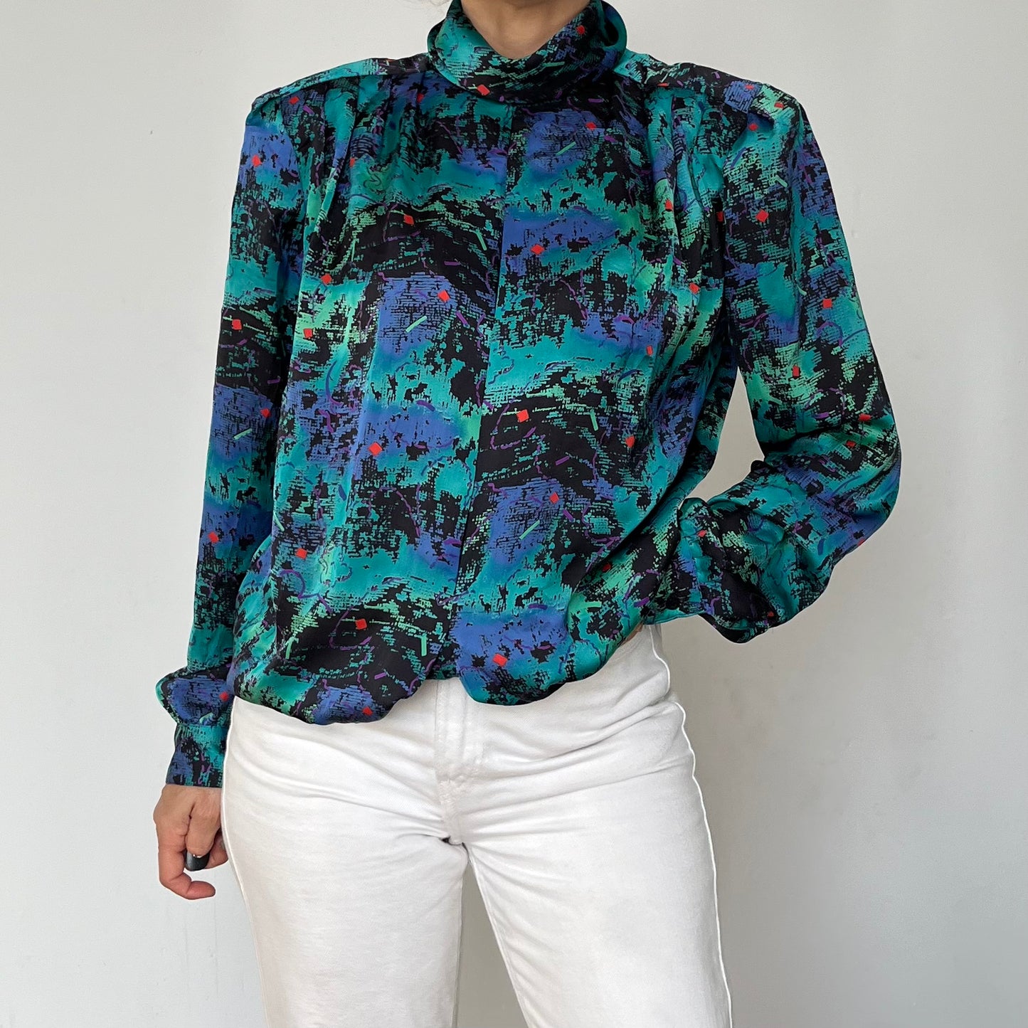 Vintage Abstract blouse by Nicola