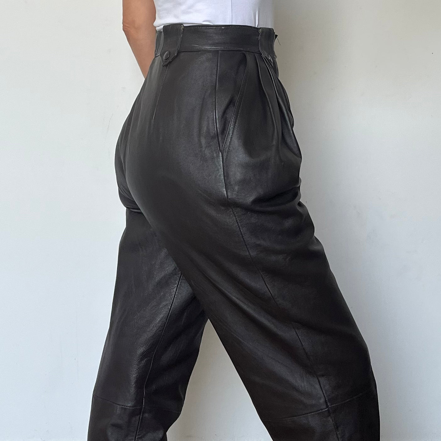 Brown Leather trousers