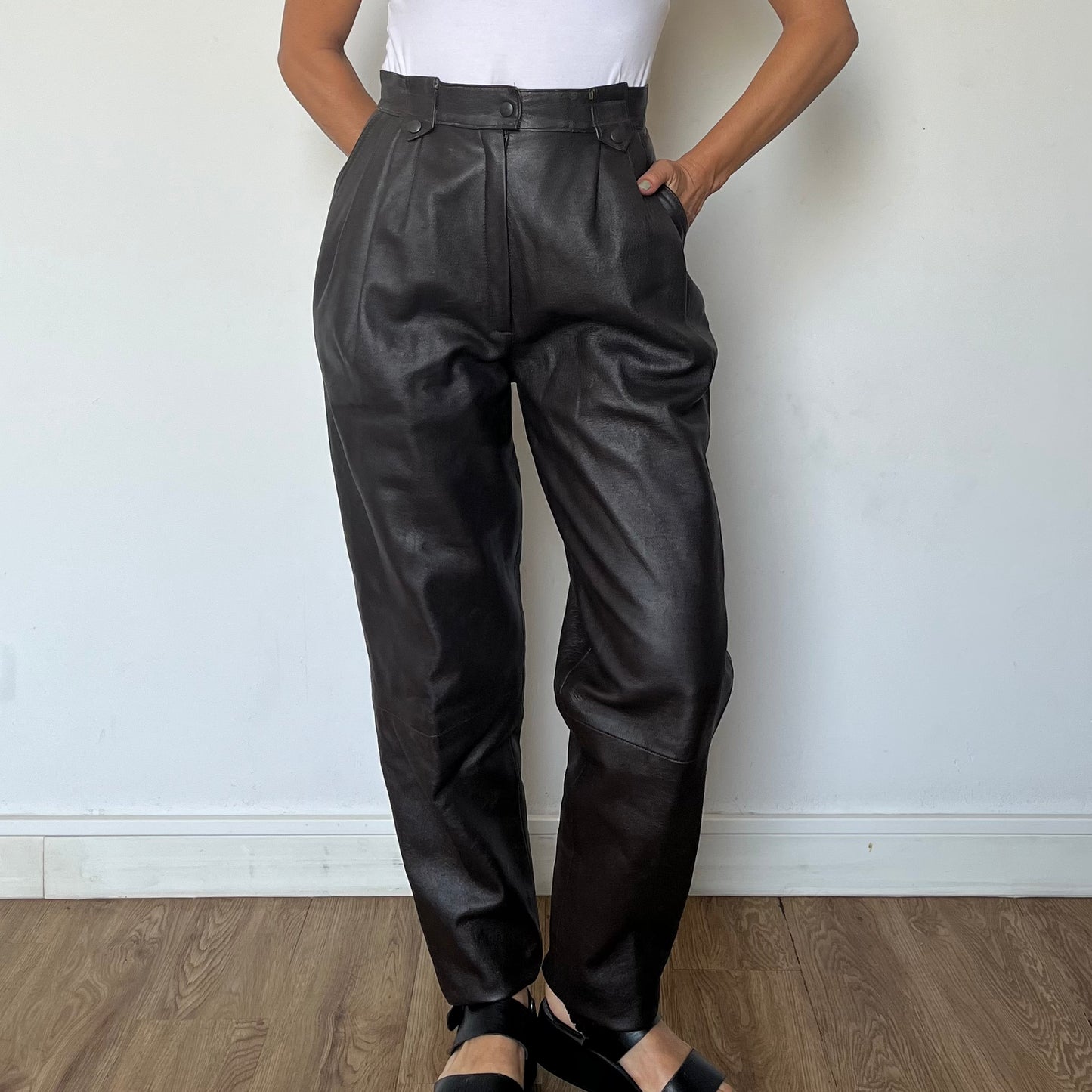 Brown Leather trousers