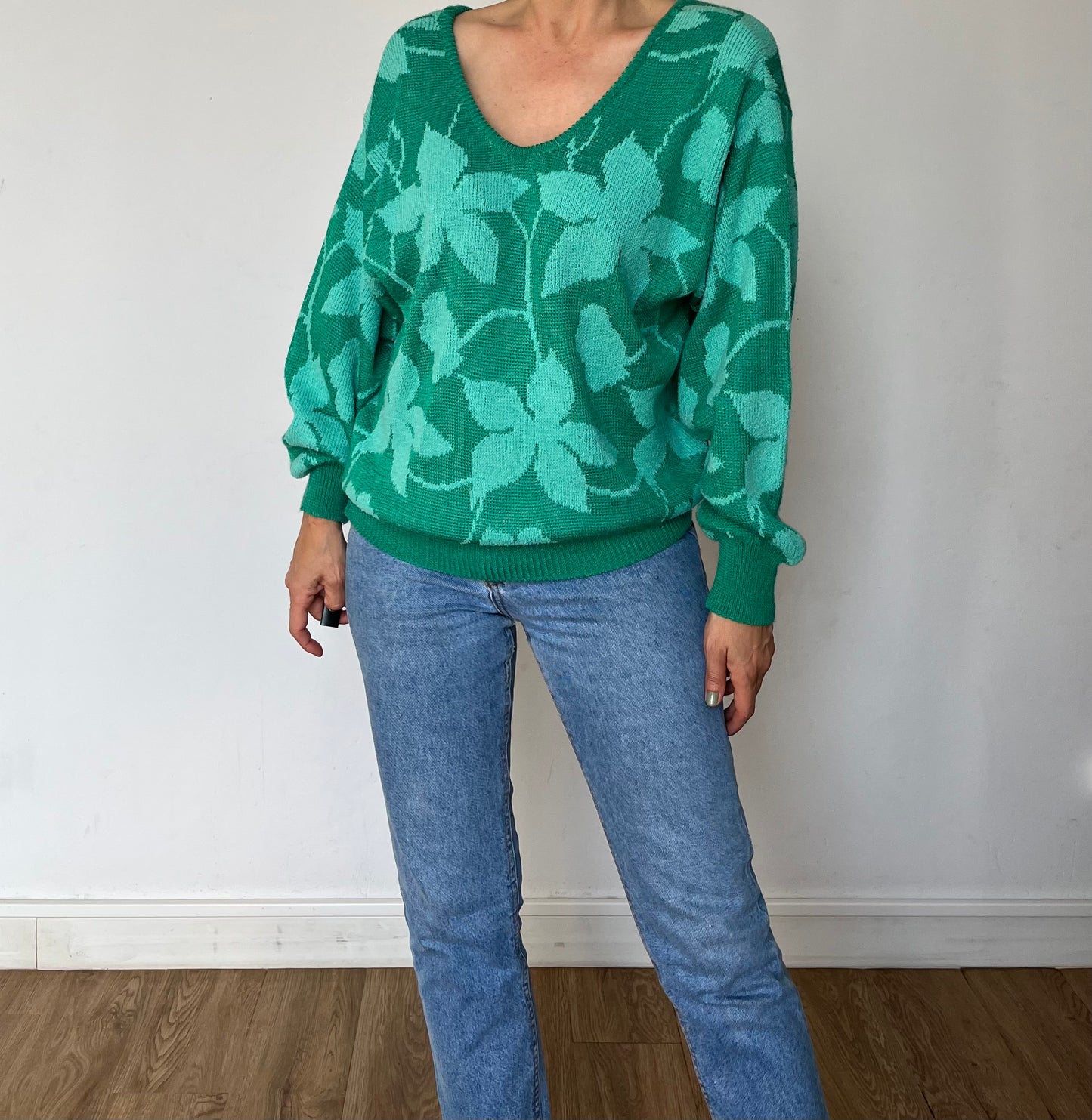 Vintage Floral Sweater