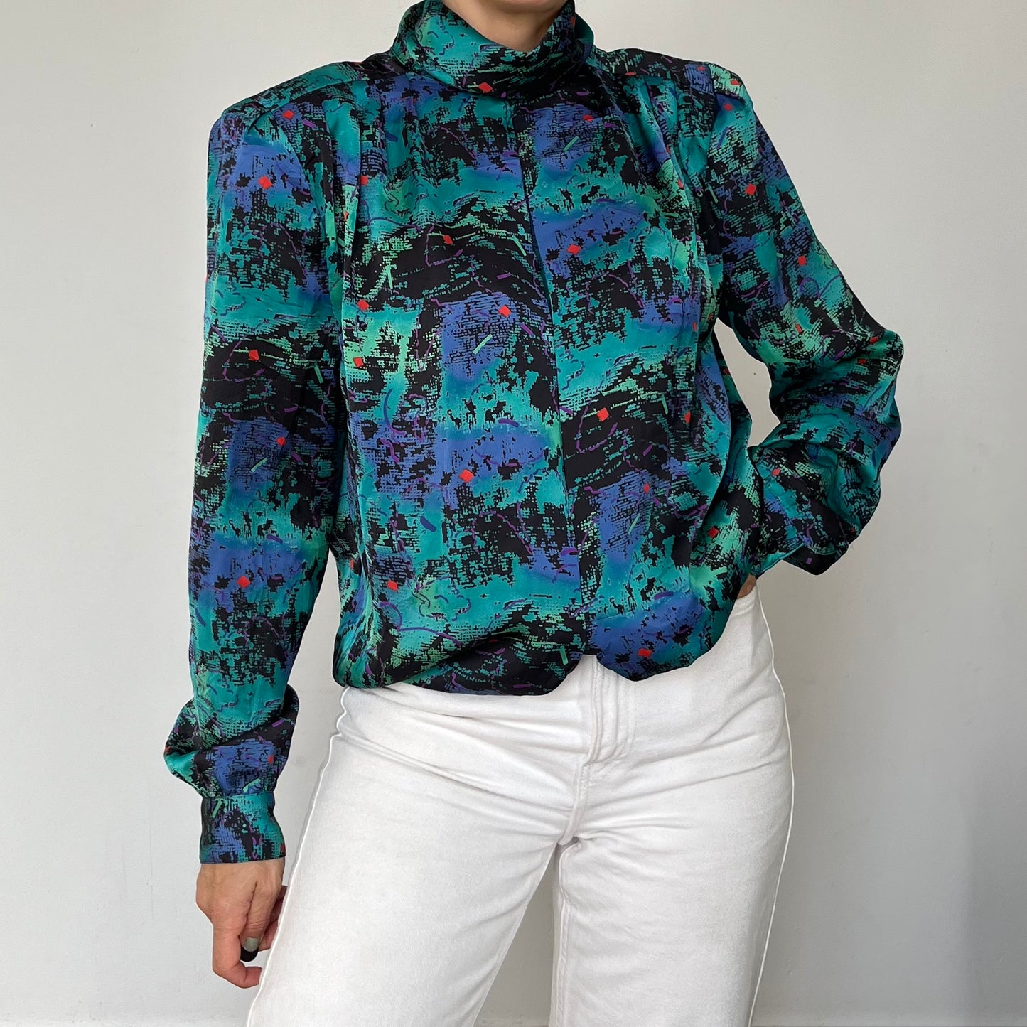 Vintage Abstract blouse by Nicola