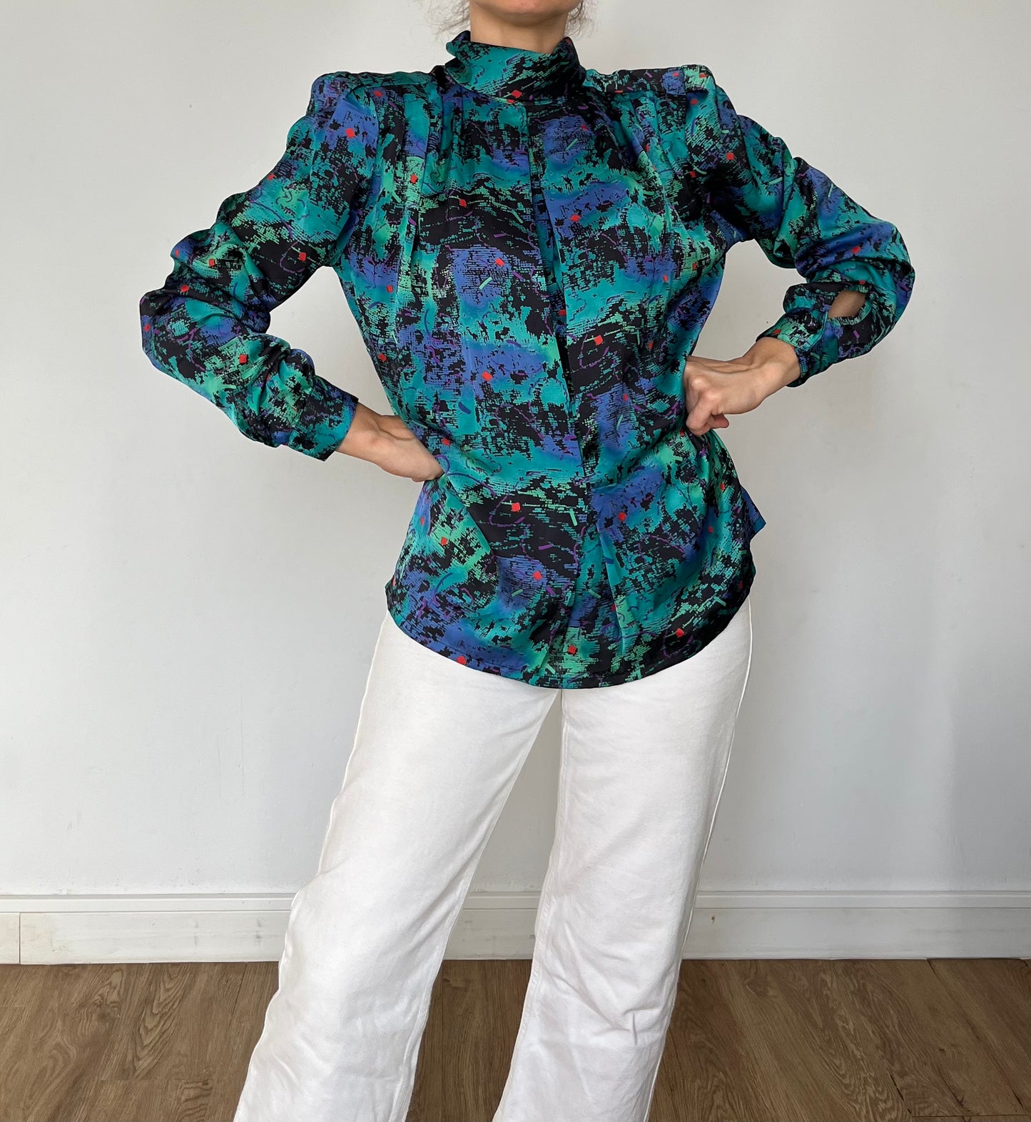 Vintage Abstract blouse by Nicola