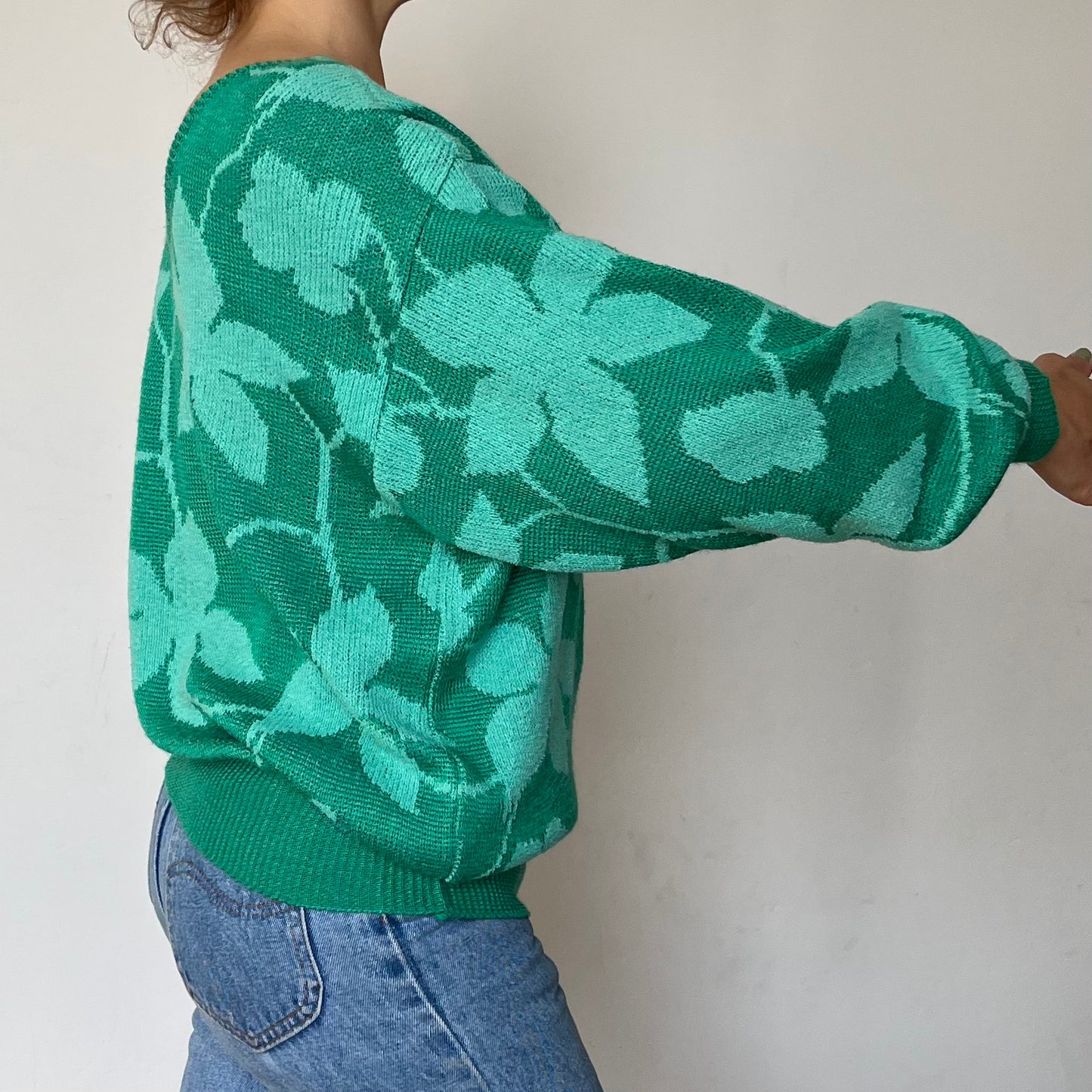 Vintage Floral Sweater