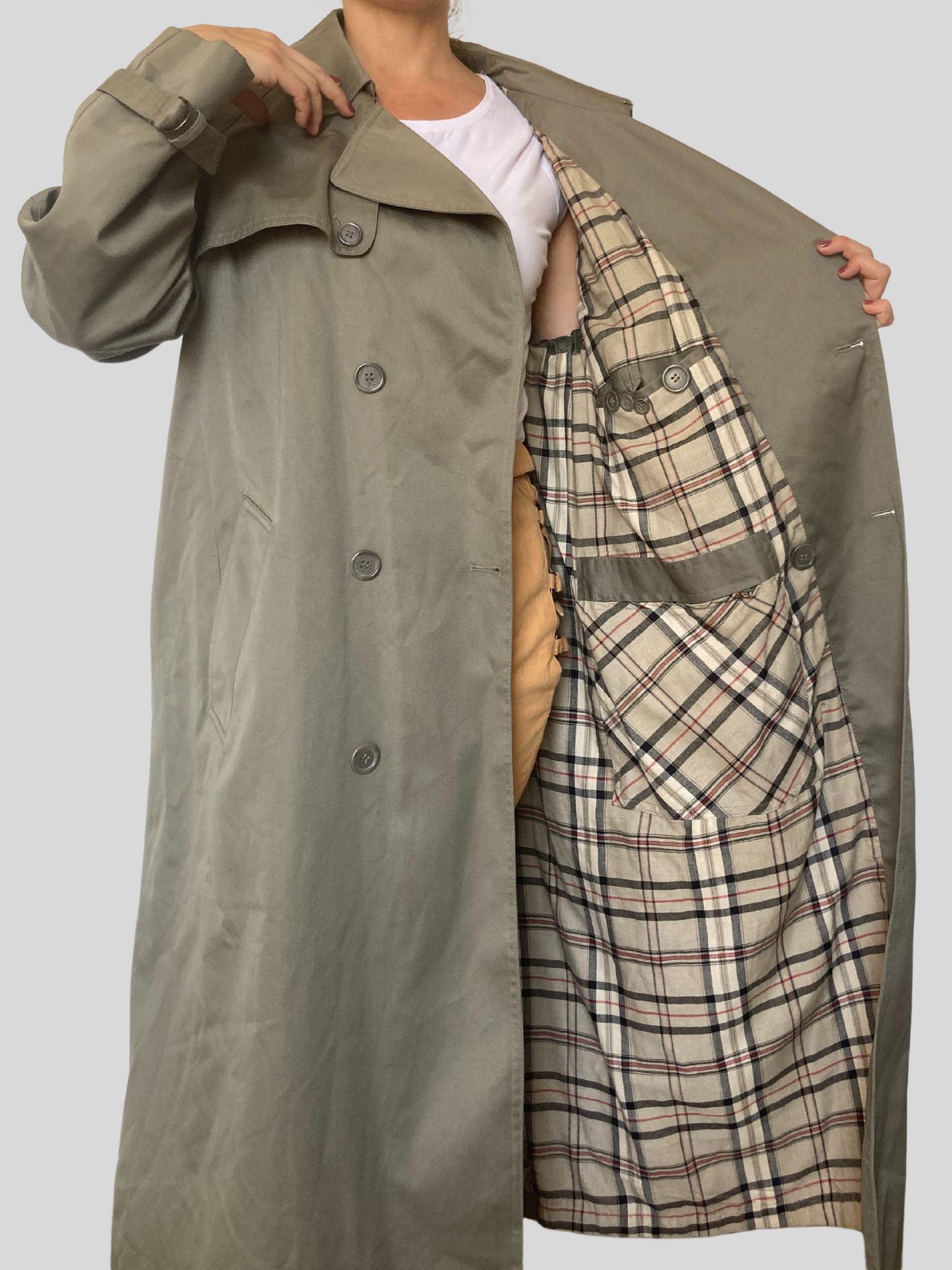 Green Trench Coat