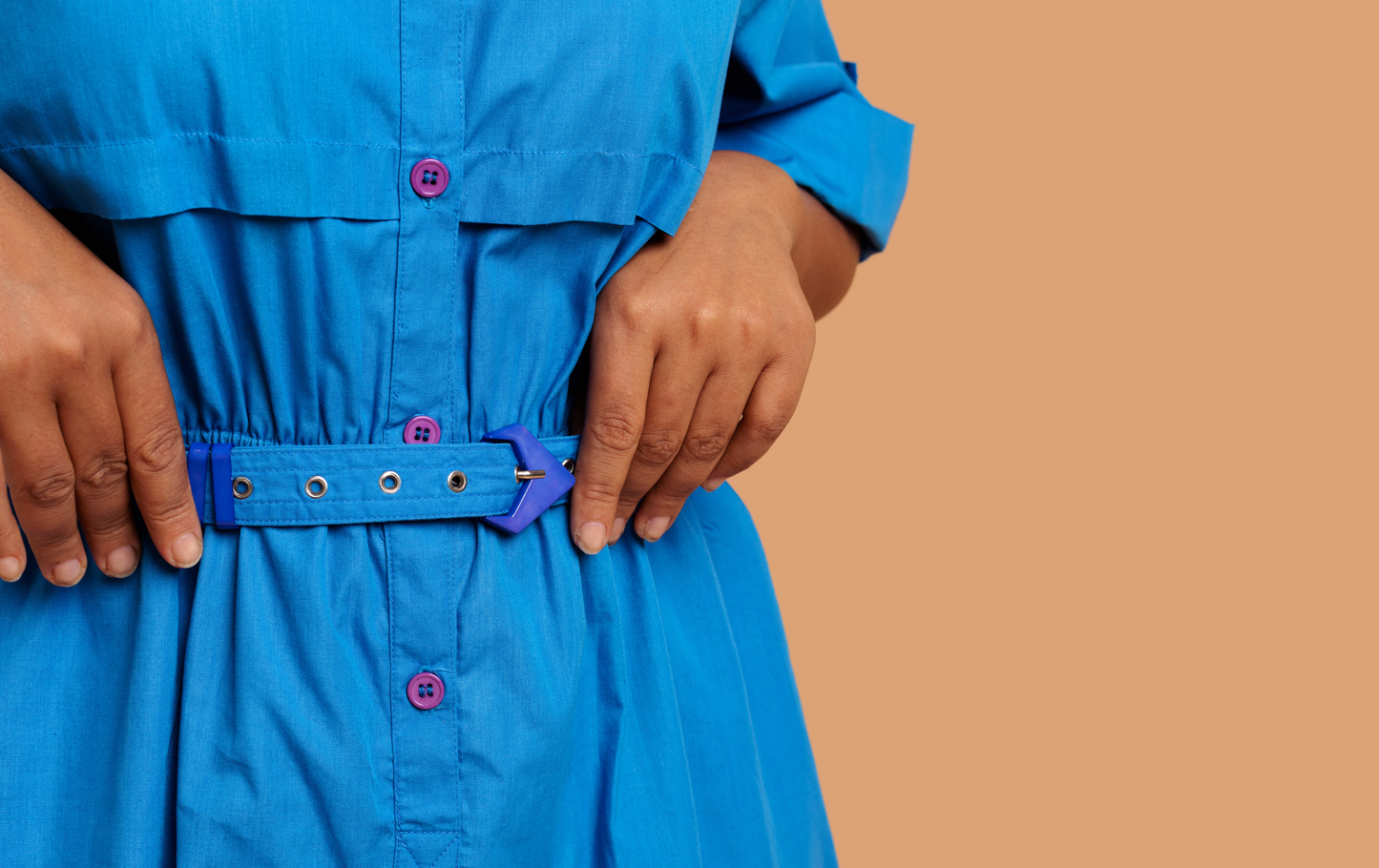 Blue Midi Dress