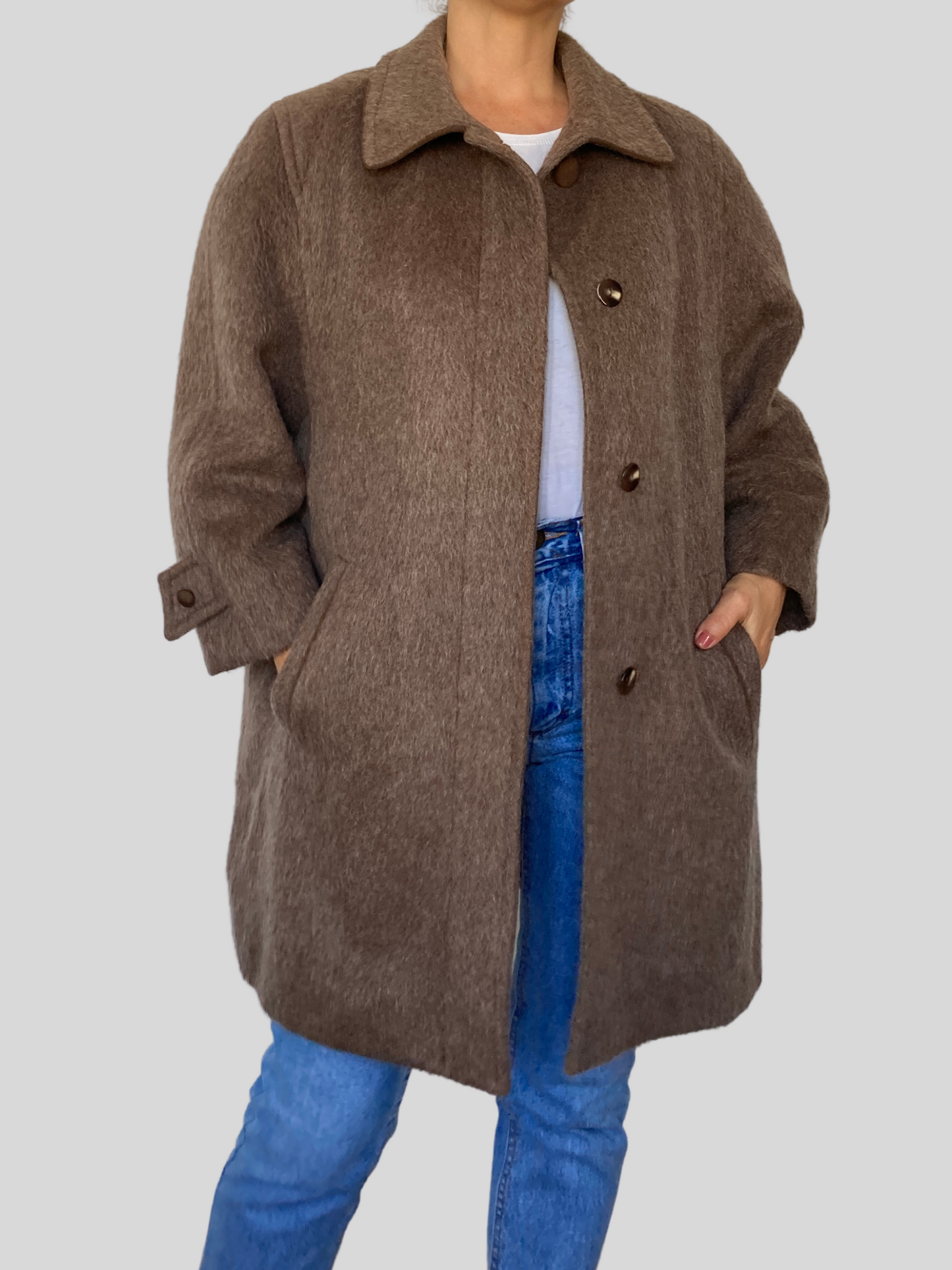 Llama Alpaca Mohair Wool Coat
