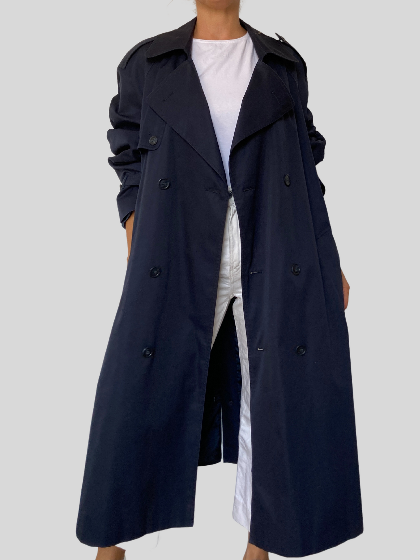 Blue Trench Coat