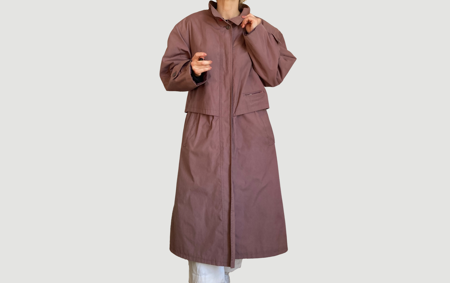 Rose Gold Trench Coat