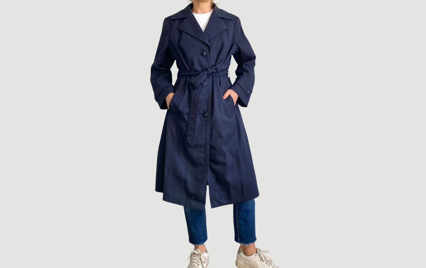 Blue Trench Coat