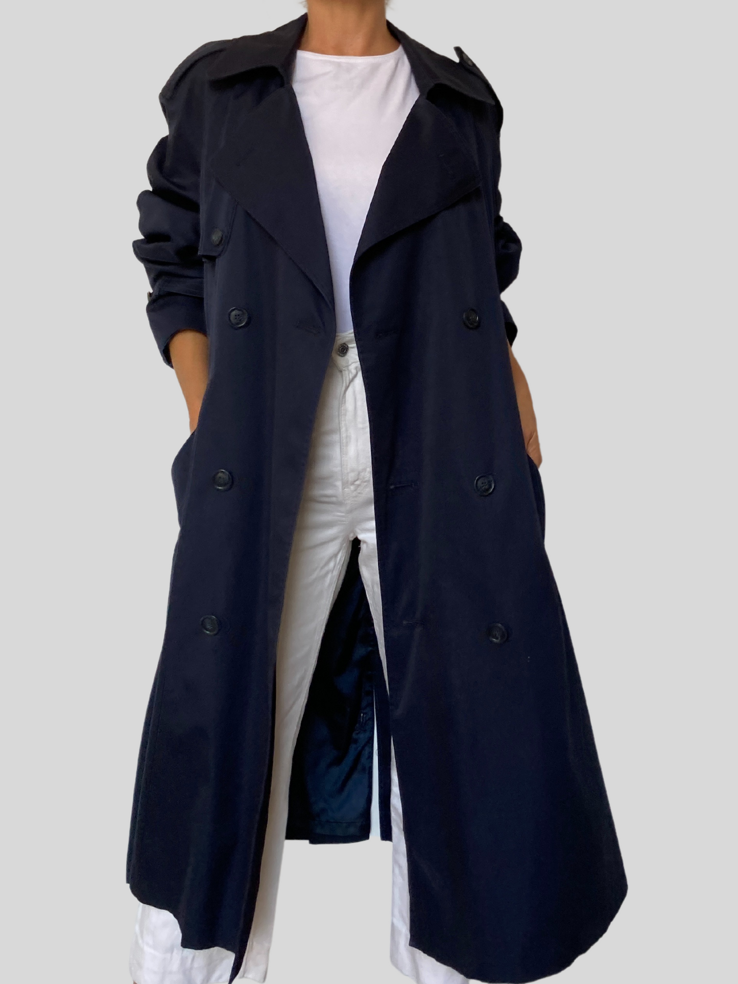Blue Trench Coat