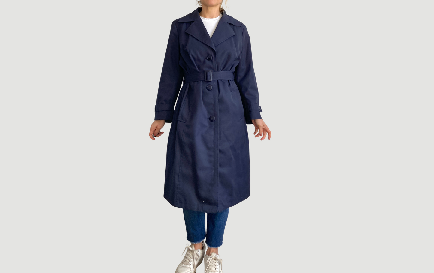 Blue Trench Coat