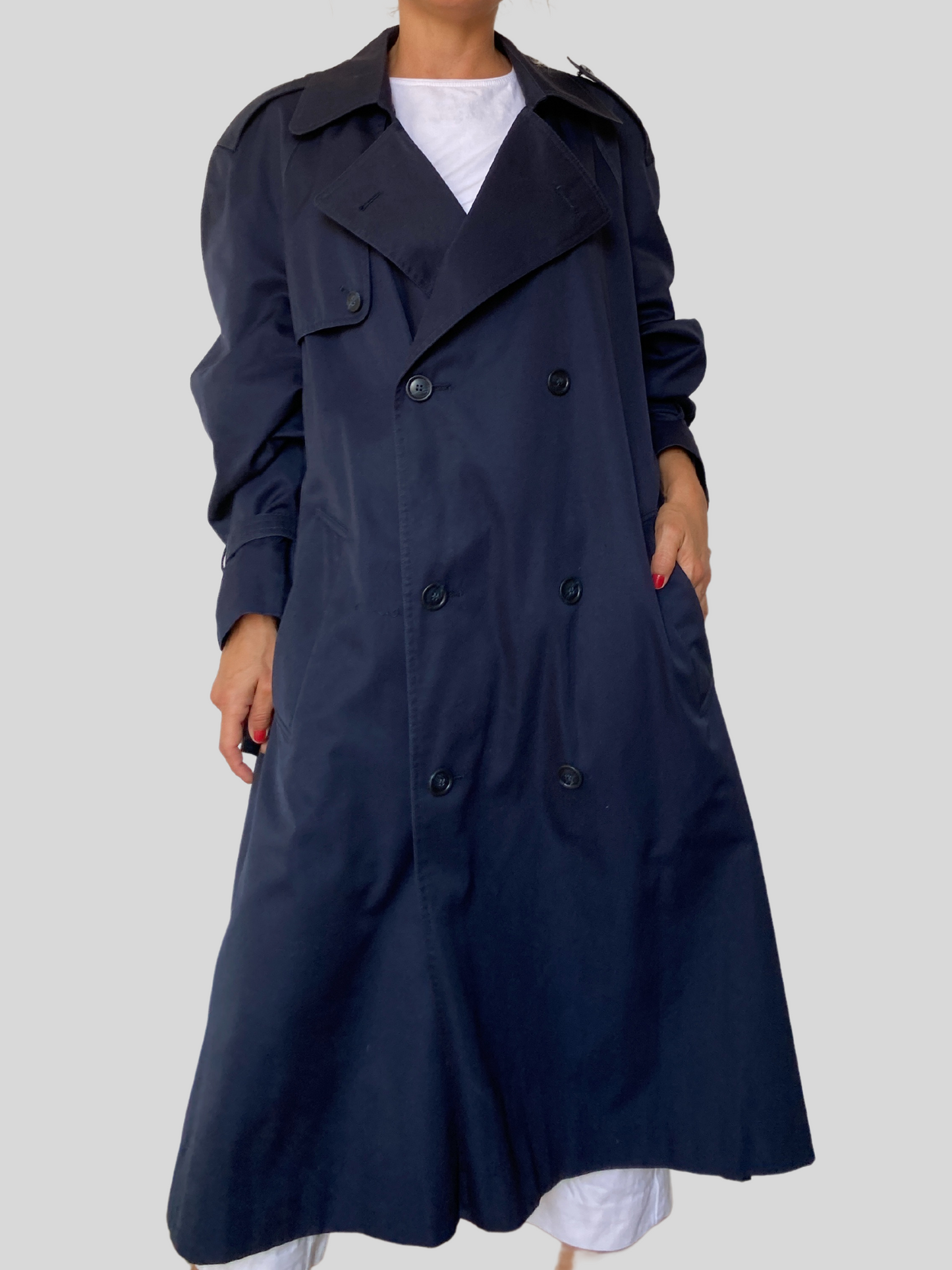 Blue Trench Coat