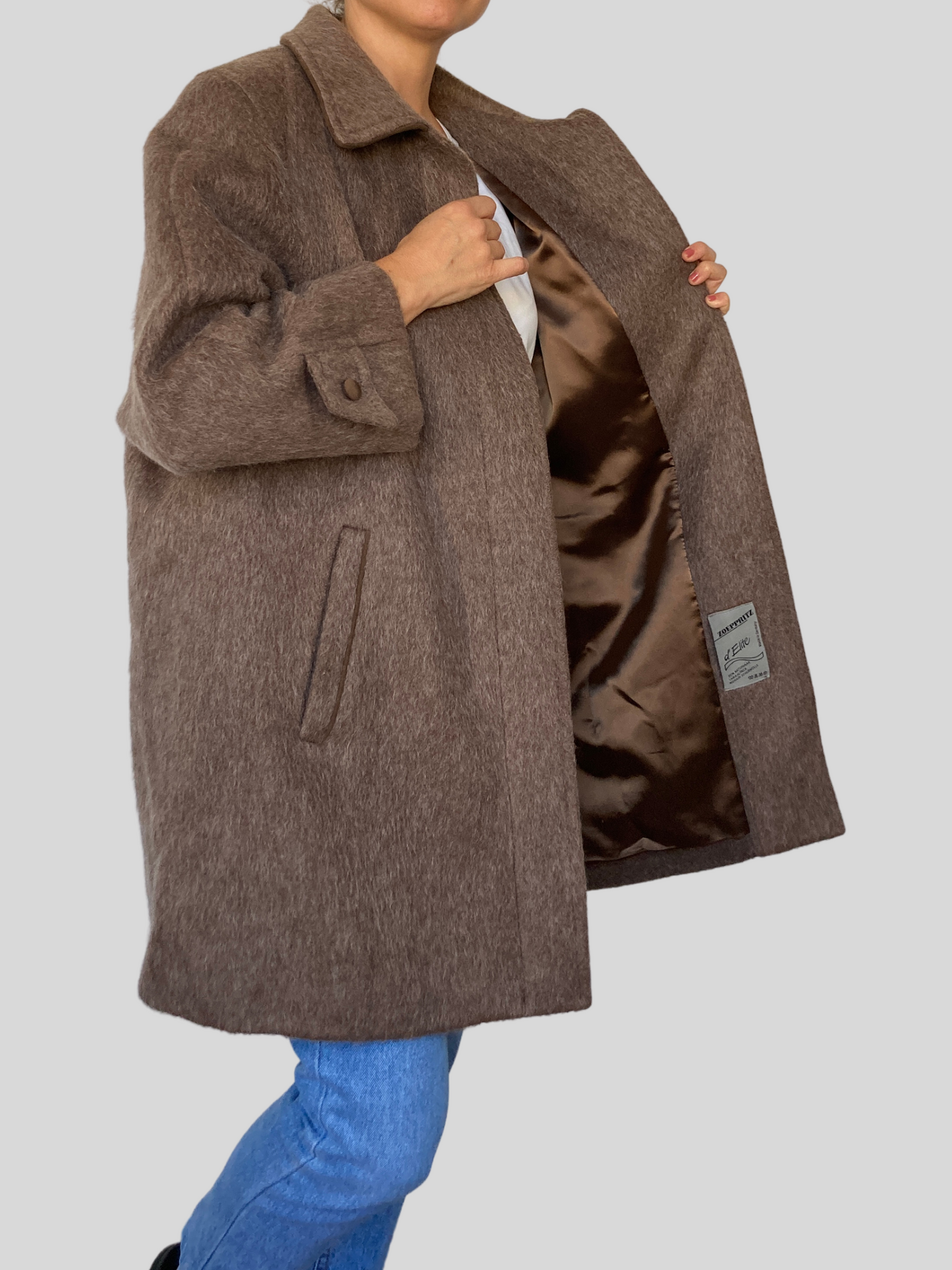 Llama Alpaca Mohair Wool Coat