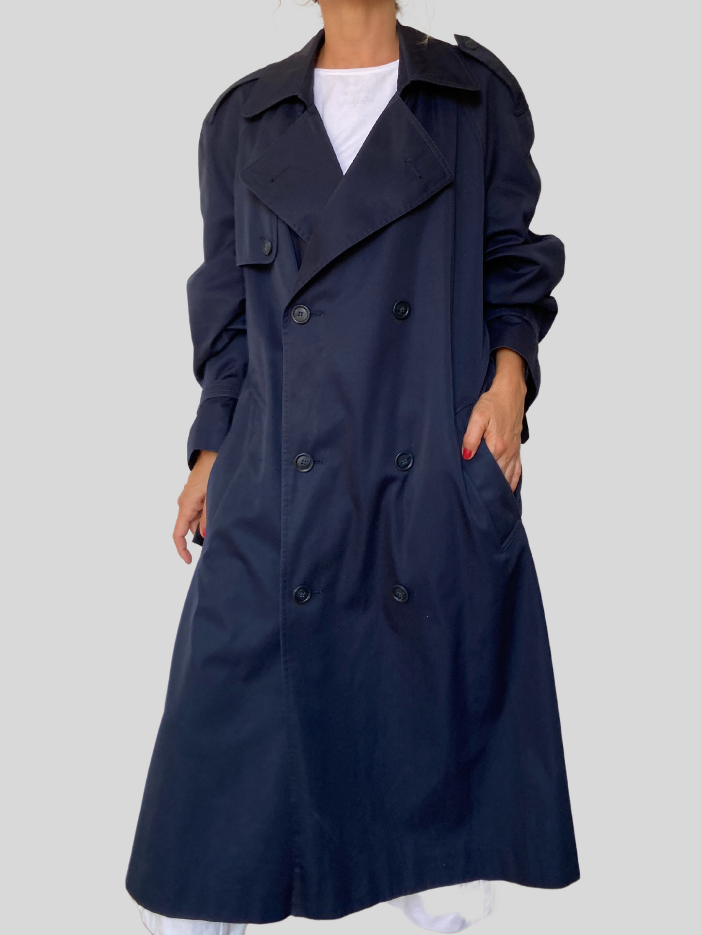 Blue Trench Coat