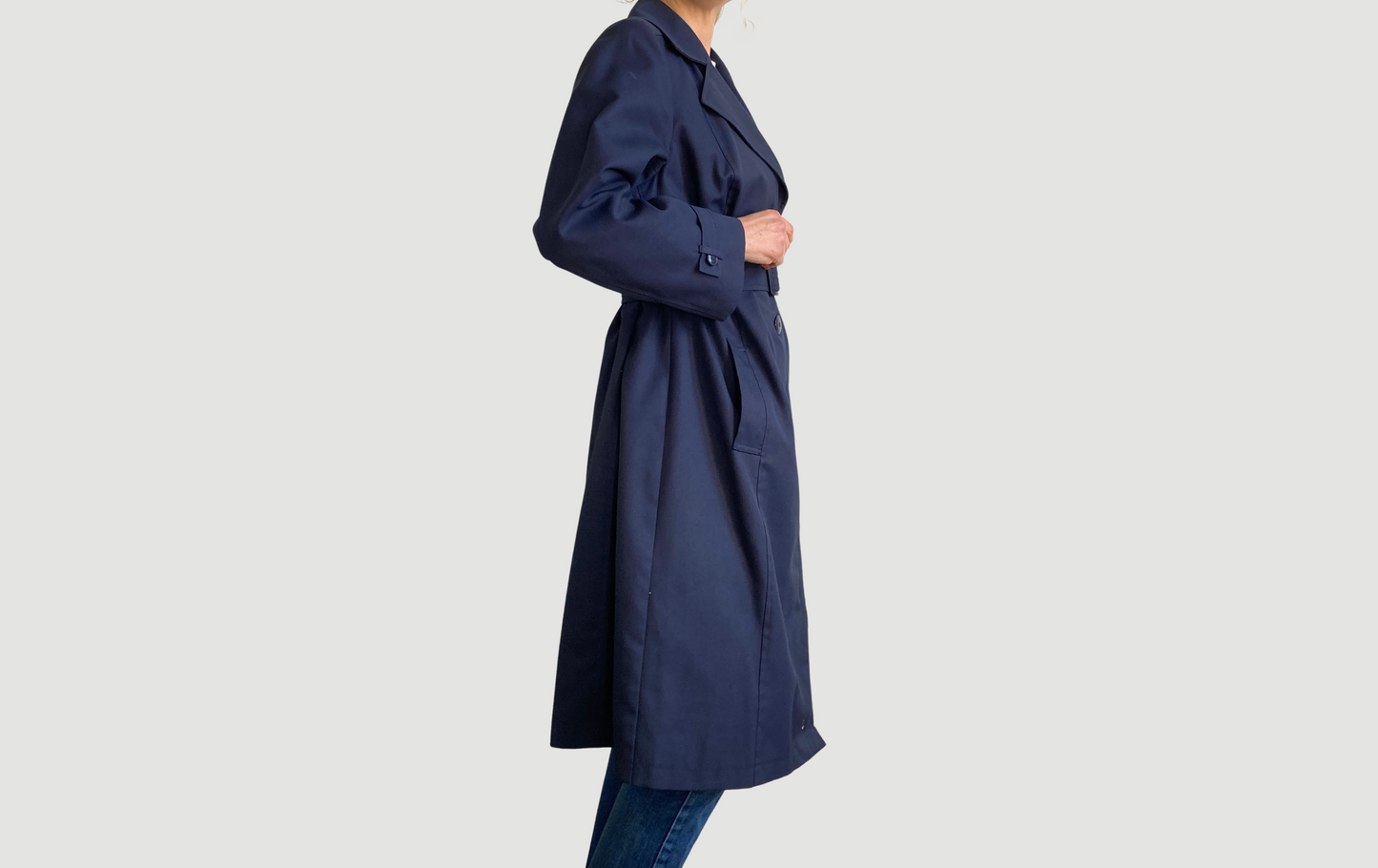 Blue Trench Coat